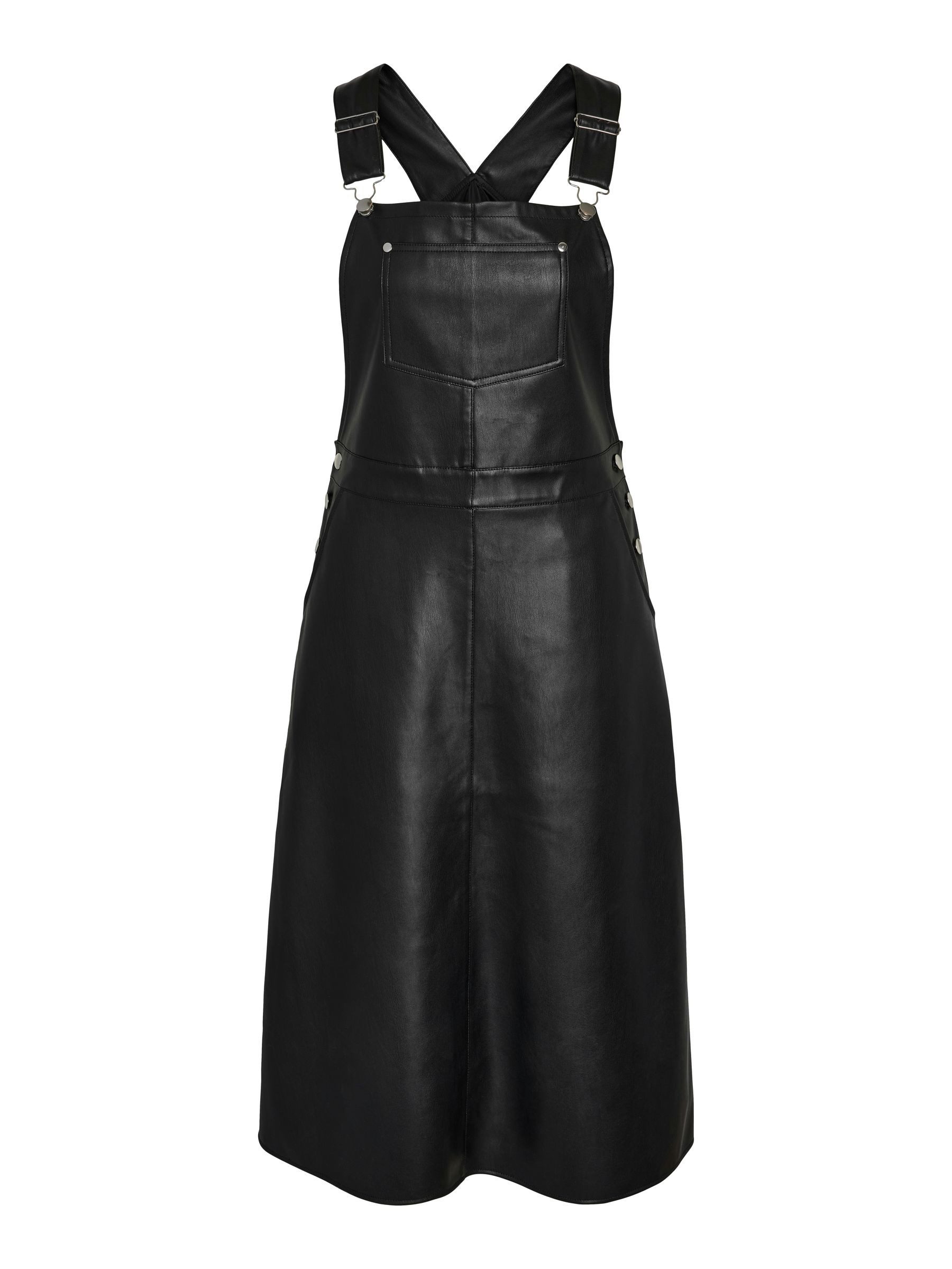 Noisy may Shirtkleid Leder-Coat-Optik Design mit günstig online kaufen