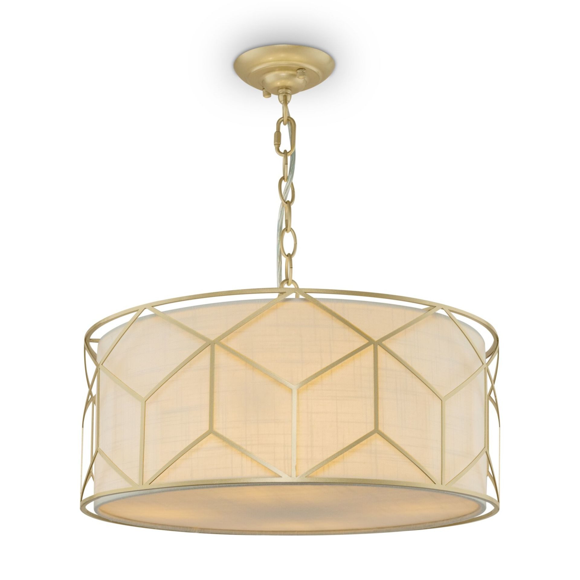 MAYTONI DECORATIVE LIGHTING Pendelleuchte Messina 45x19x45 cm, ohne Leuchtmittel, hochwertige Design Lampe & dekoratives Raumobjekt