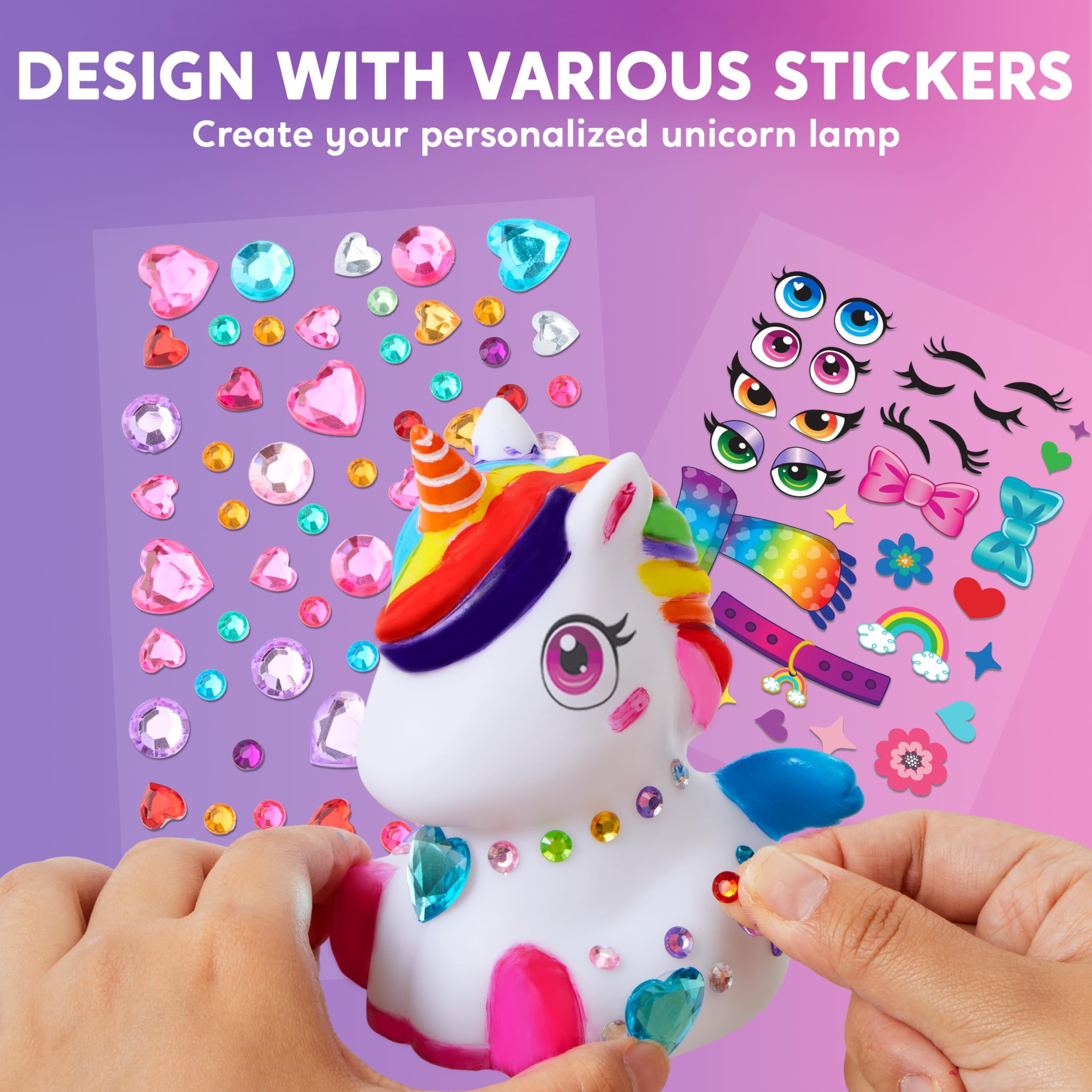 Klever Kits Bastelscheren Klever Kits Einhorn Lampe Bastelset Kinder ab 6+ jahre, (1-tlg) – Bild 5 von 5