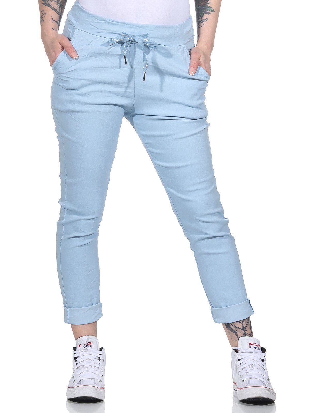 CLEO STYLE Stoffhose Damen Jogginghose 88 günstig online kaufen