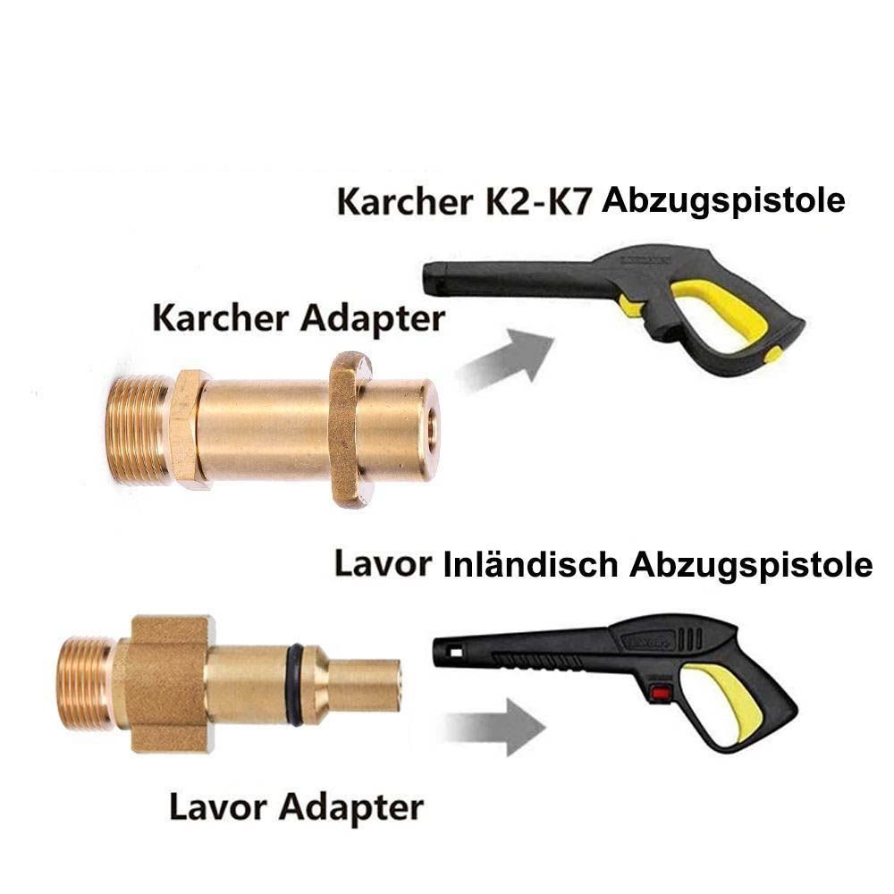 Profi 10m Rohrreinigung Schlauch-Set Hochdruckreiniger für LAVOR、Kärcher K1-K7 
