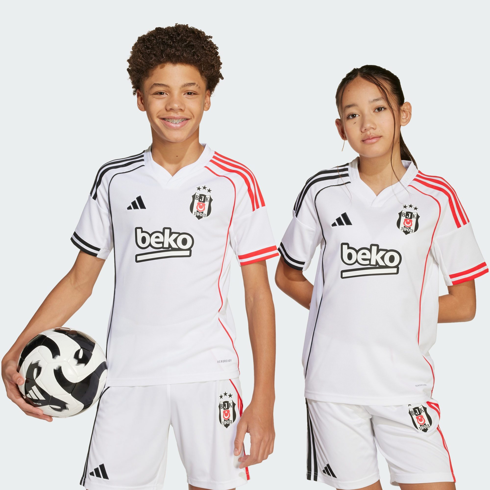 adidas Performance Fußballtrikot BEŞIKTAŞ JK 25/26 KIDS HEIMTRIKOT