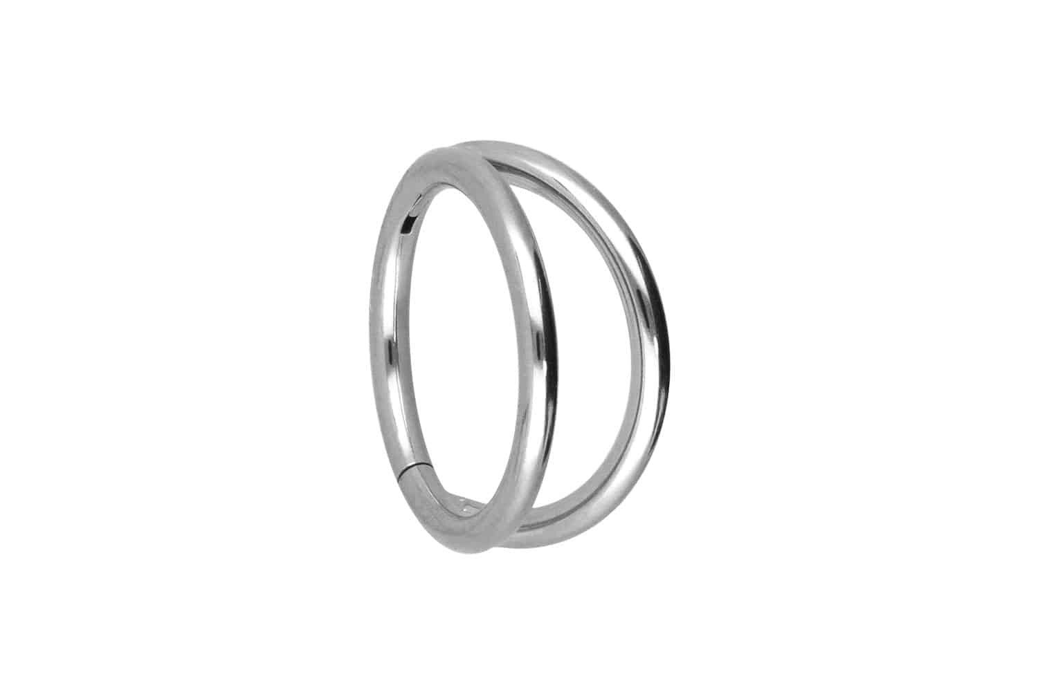Piercing-Set Titan Segmentring Clicker 2 RINGE