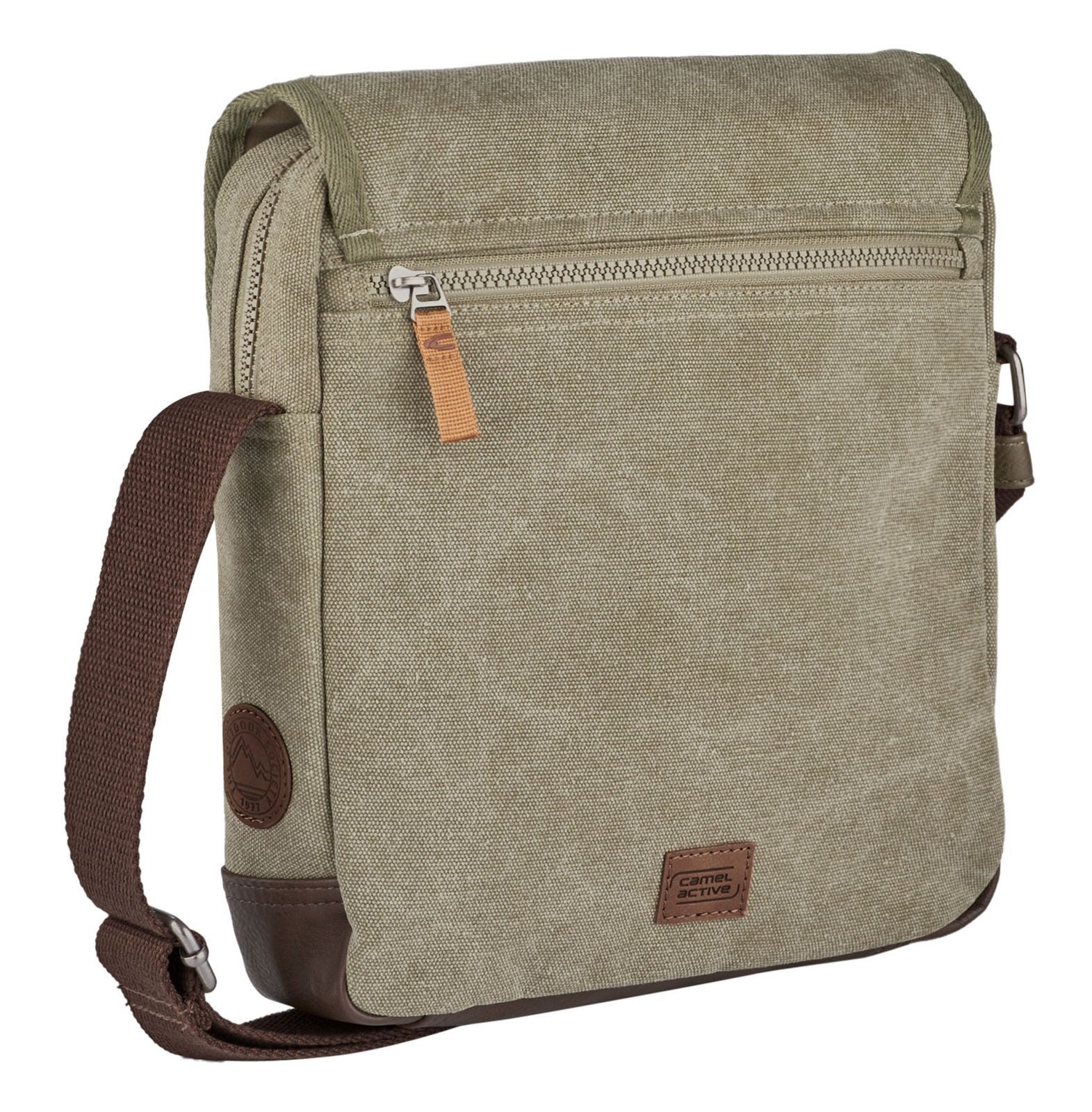 camel active Umhängetasche "Air", Canvas Modell aus weichem Lederimitat abg günstig online kaufen