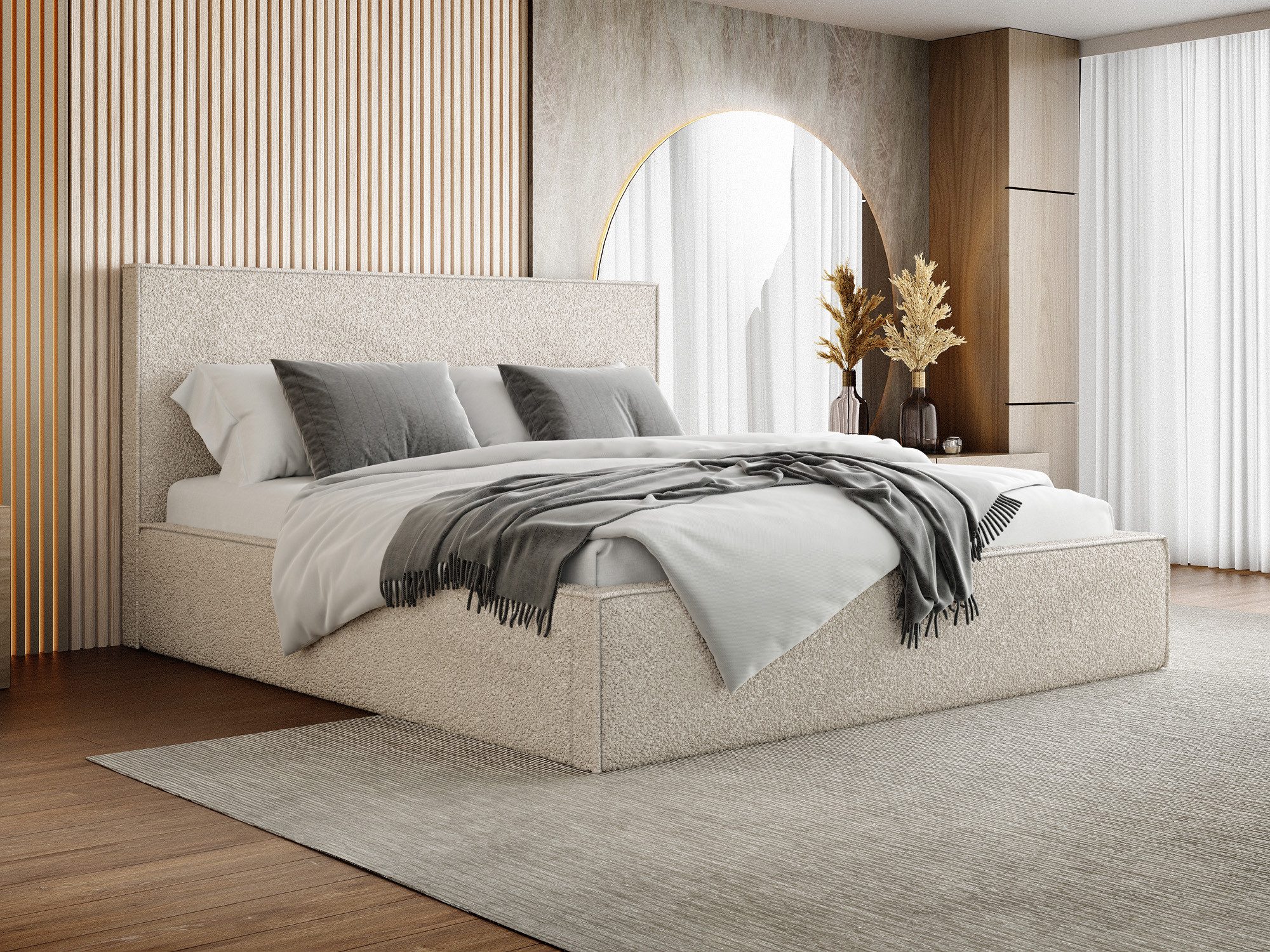 WFL GROUP Polsterbett Terra Slim (erhältlich in 5 Größen 120x200, 140x200, günstig online kaufen