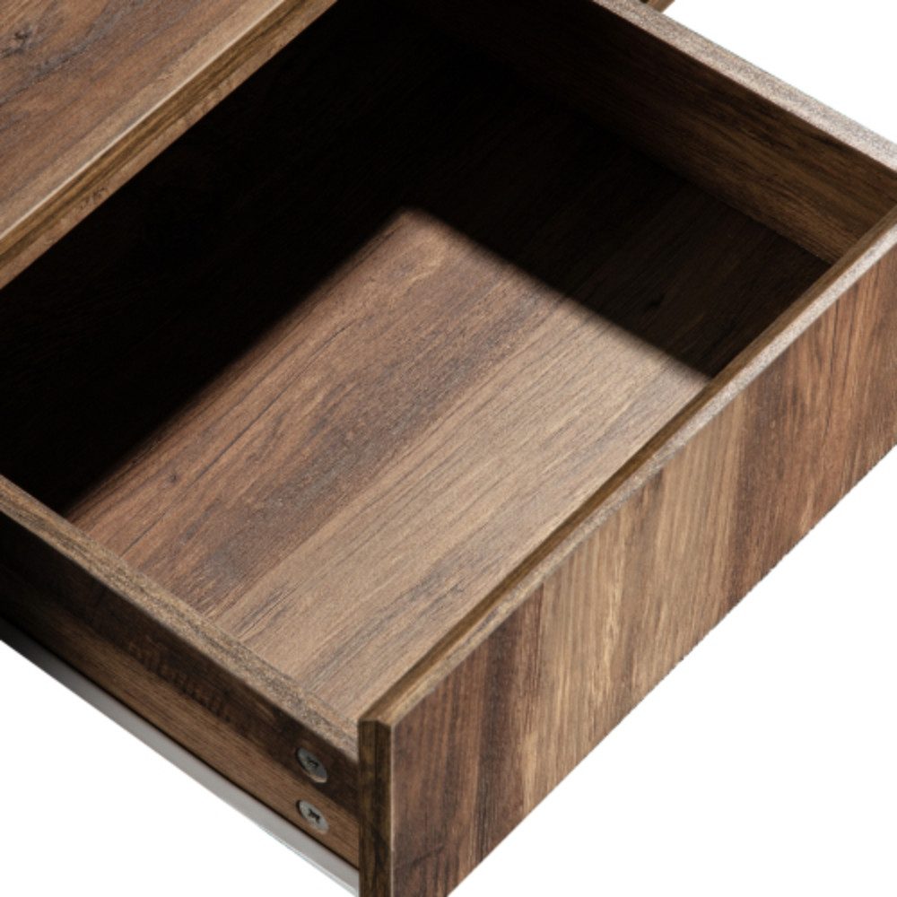 Totnz Couchtisch Couchtisch aus Holzmaserung, Wohnzimmer-Sofatisch, großer Stauraum