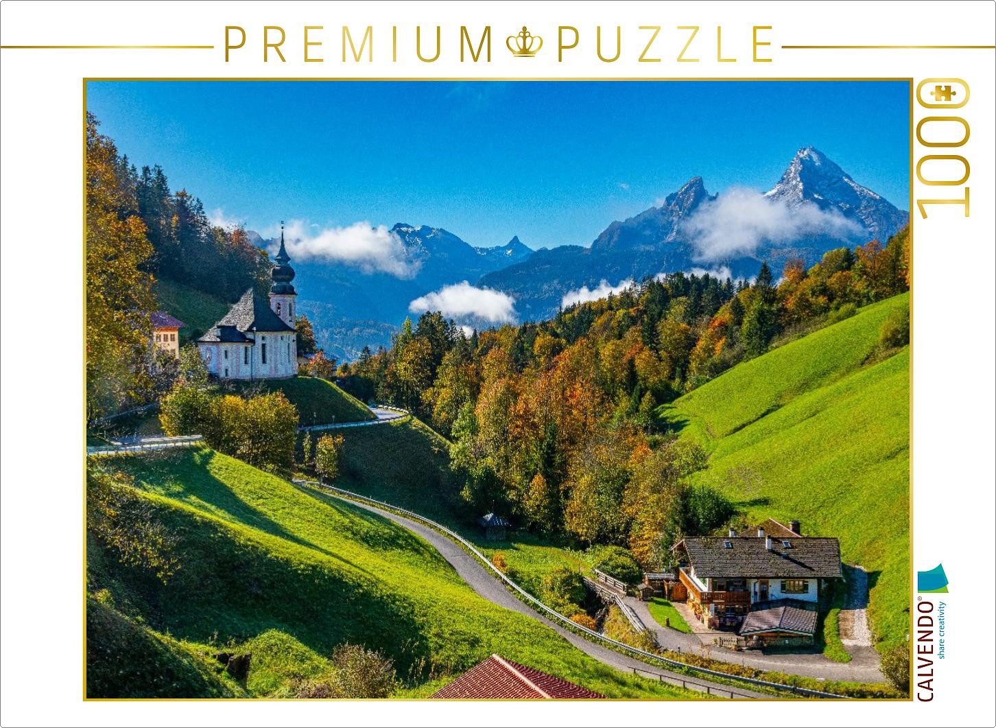 CALVENDO Puzzle CALVENDO Puzzle Die Wallfahrtskirche Maria Gern im Berchtes günstig online kaufen