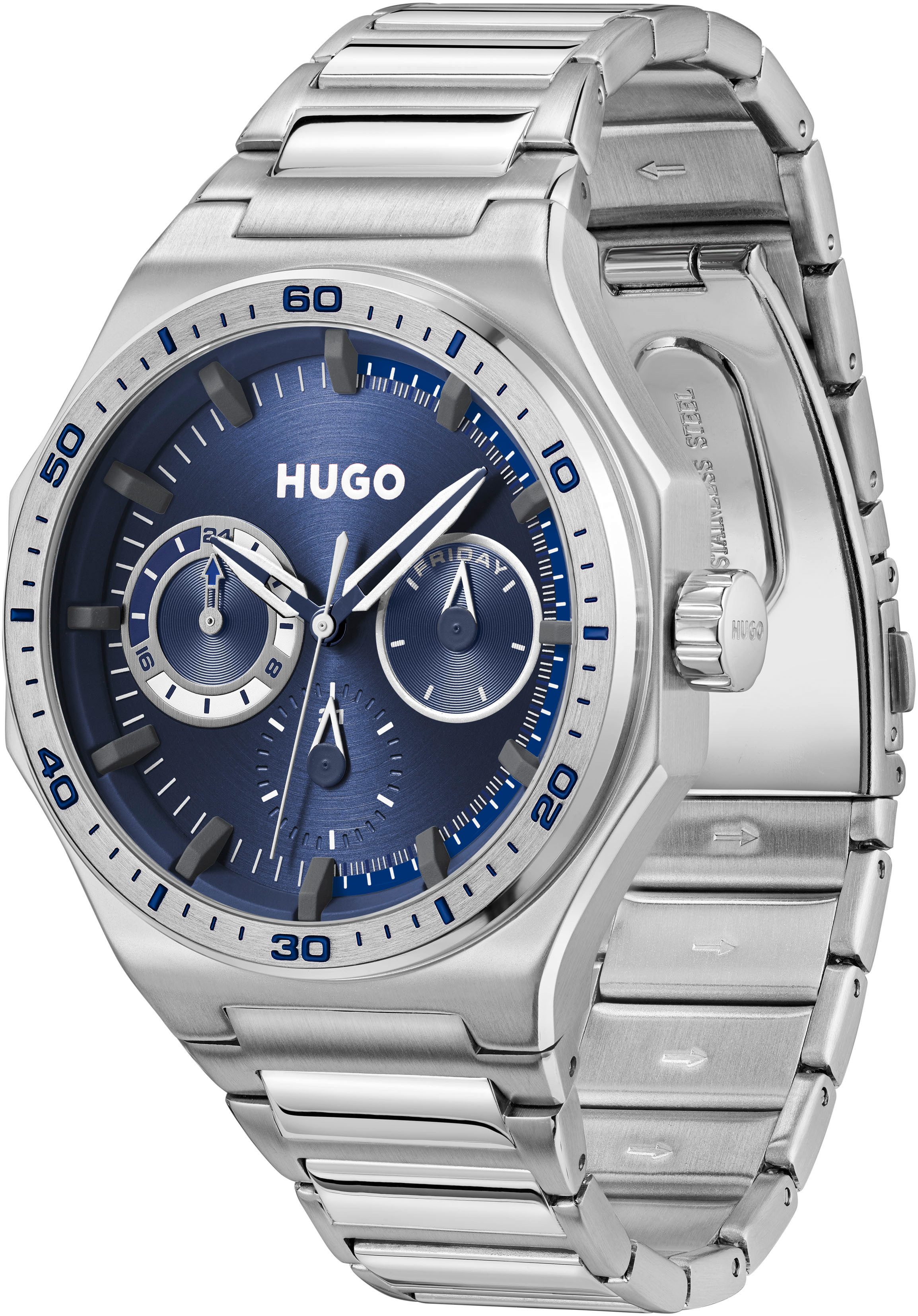 HUGO Multifunktionsuhr #GRAIL SPORT 1530400, Quarzuhr, Armbanduhr, Herrenuh günstig online kaufen