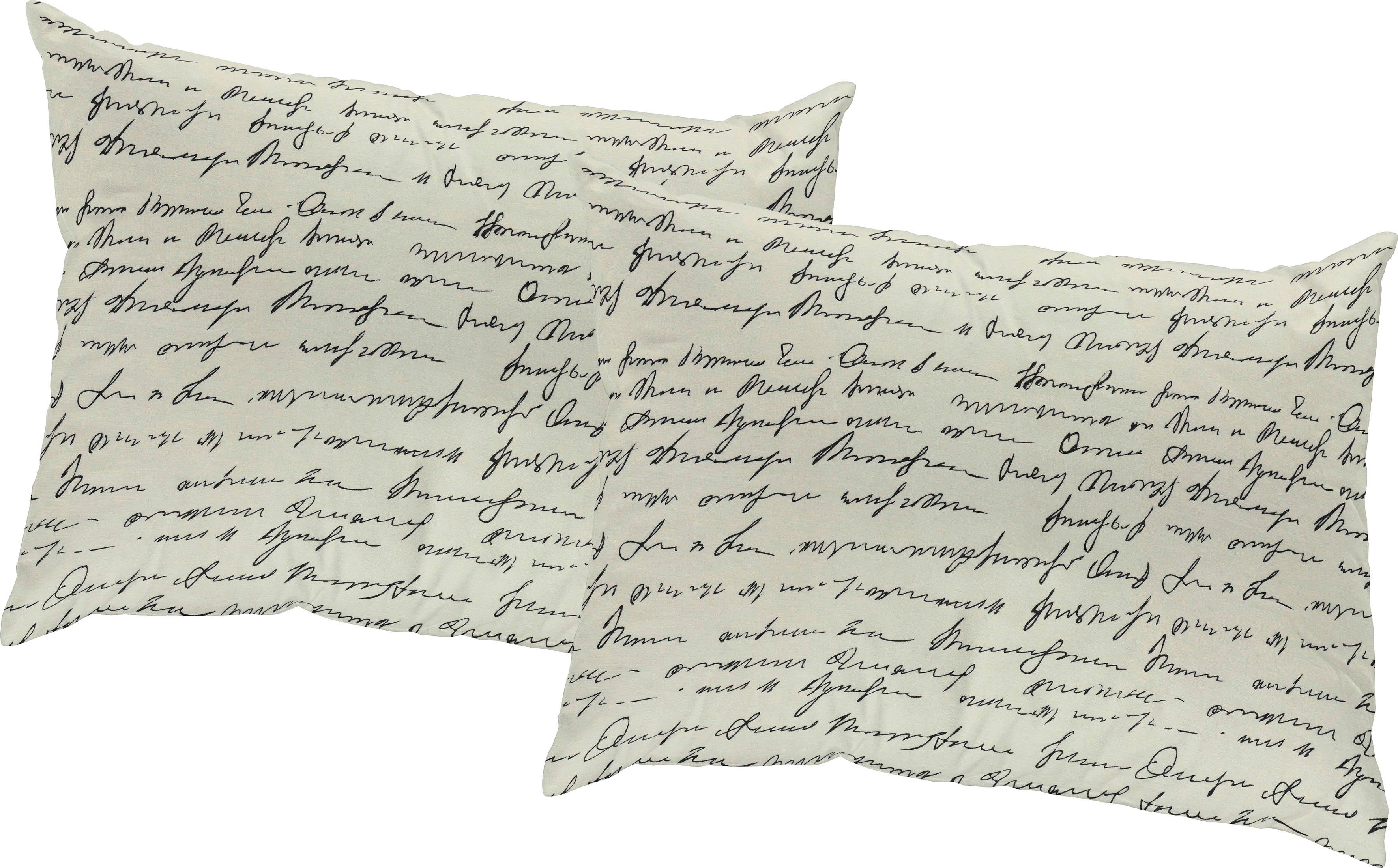 Adam Dekokissen Kissenhülle Scribble, aus Bio-Baumwolle, Kissenhülle ohne Füllung, 1 Stück