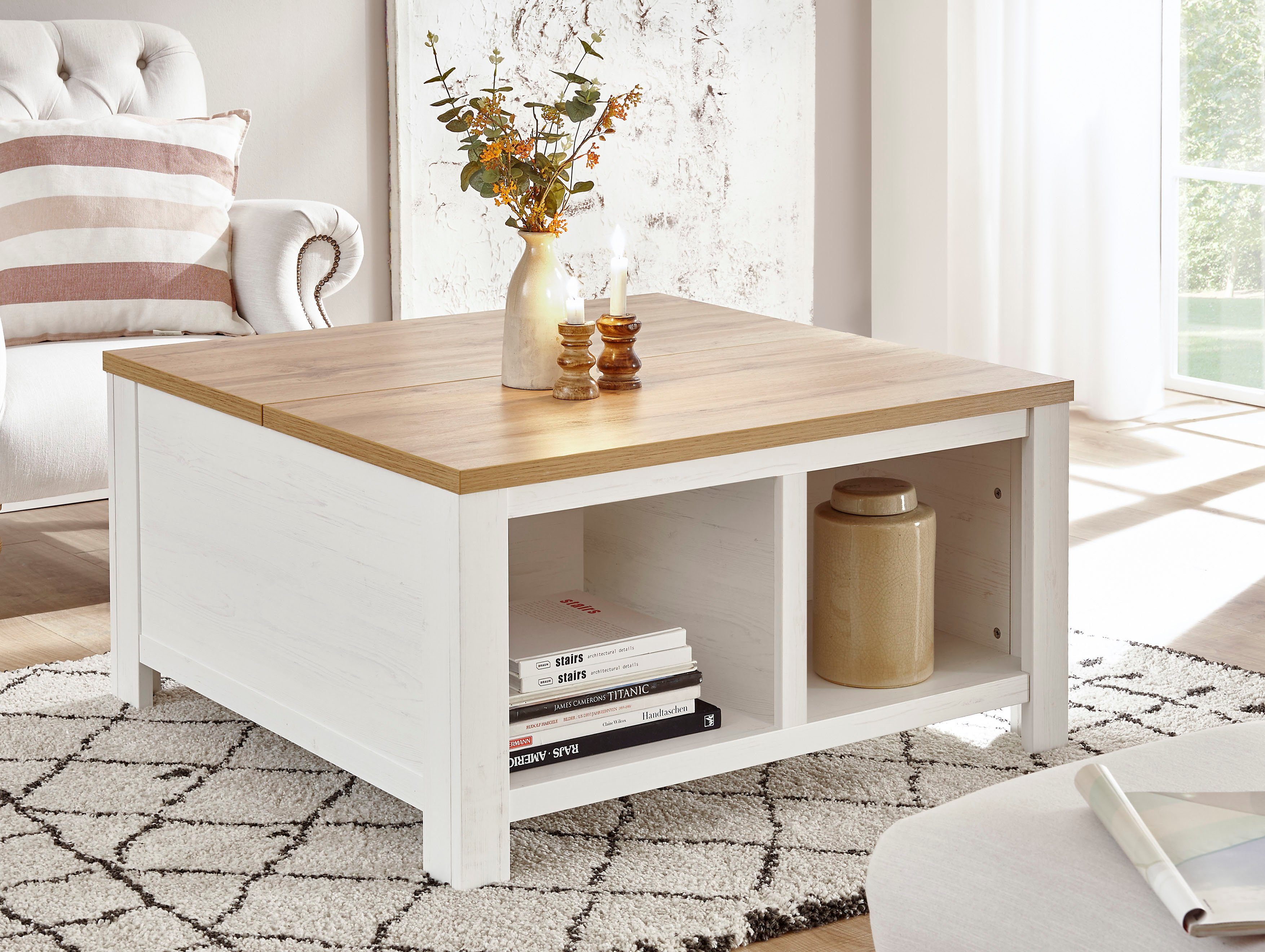 Home affaire Couchtisch Westminster S BESTSELLER! (Höhe ca. 50cm), im roman günstig online kaufen