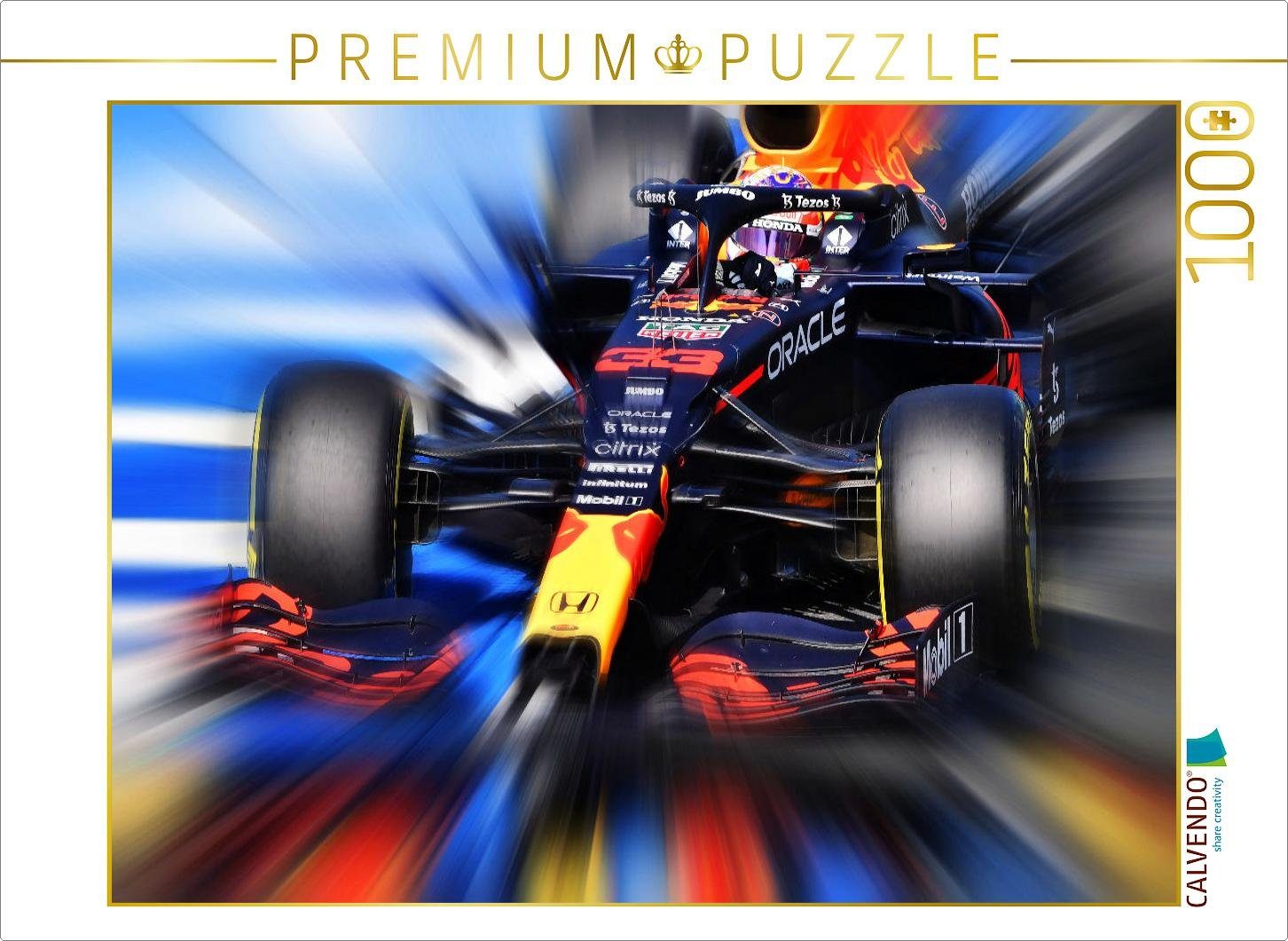 CALVENDO Puzzle CALVENDO Puzzle Der Niederländer Max Verstappen ist mittlerweile der stärkste Rivale von Lewis Hamilton. Auch seine Mission trägt den Namen Weltmeistertitel. 1000 Teile Lege-Größe 64 x 48 cm Foto-Puzzle Bild von DeVerviers, 1000 Puzzleteile