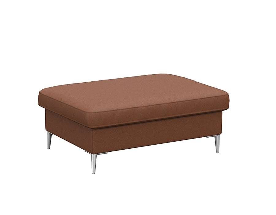 FLEXLUX Pouf Fiore, Kaltschaum, Füße Alu