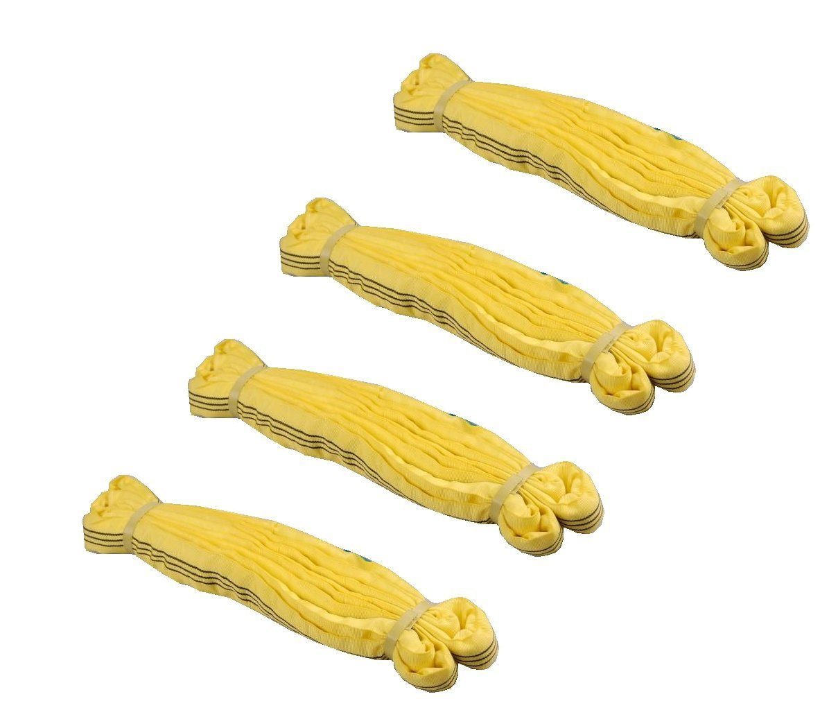 TRUTZHOLM 4x Rundschlinge 3000 kg 3 to 2 m Umfang Hebeband Hebeschlinge Hebeband (Set, 4-tlg), Oberflächenschonend