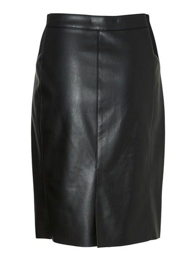 Vero Moda Imitatieleren rok VMBUTTERSIA HW COATED SKIRT NOOS online