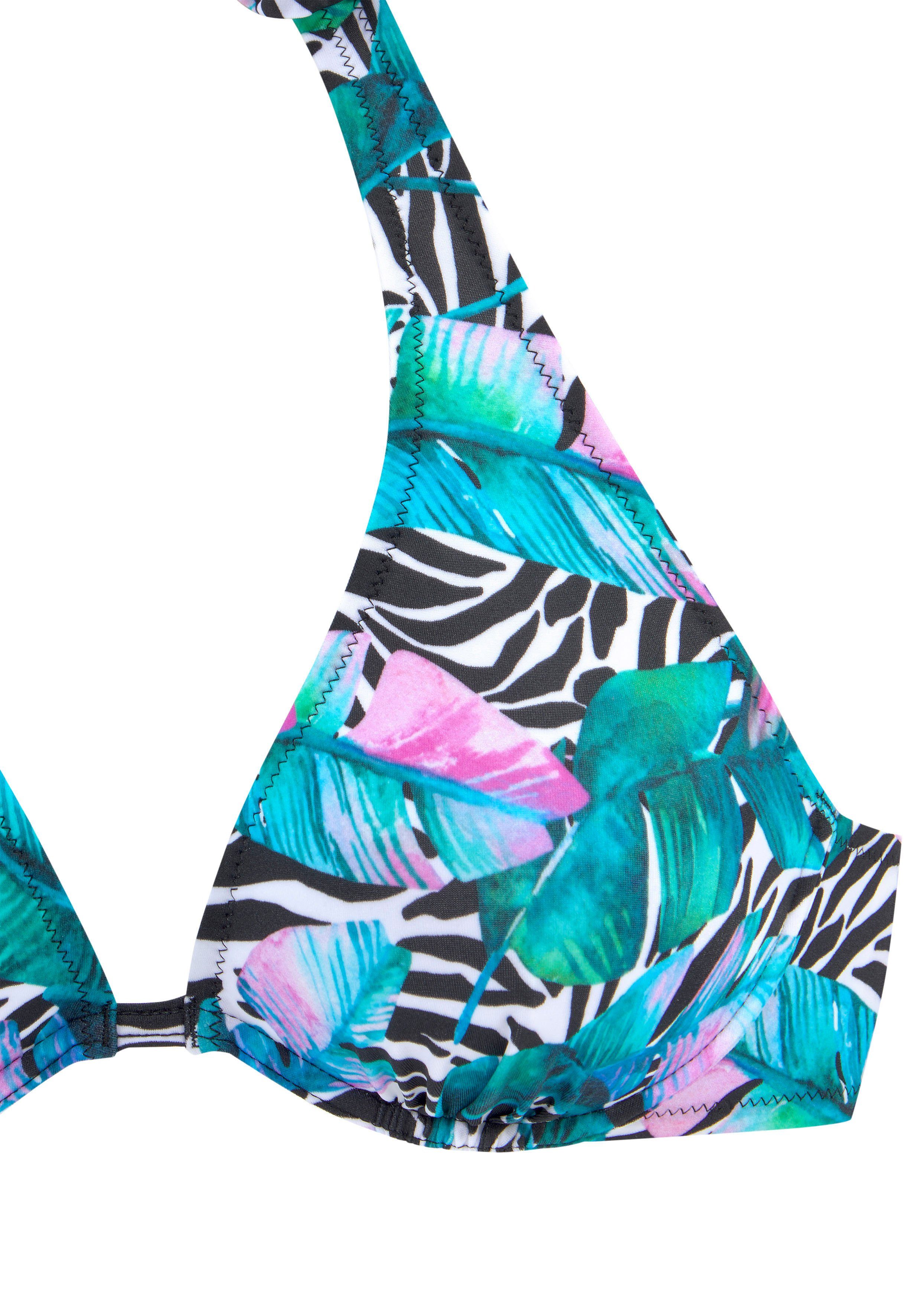 Vivance by Lascana Bügel-Bikini als Neckholder mit Animaldruck – Bild 3 von 5