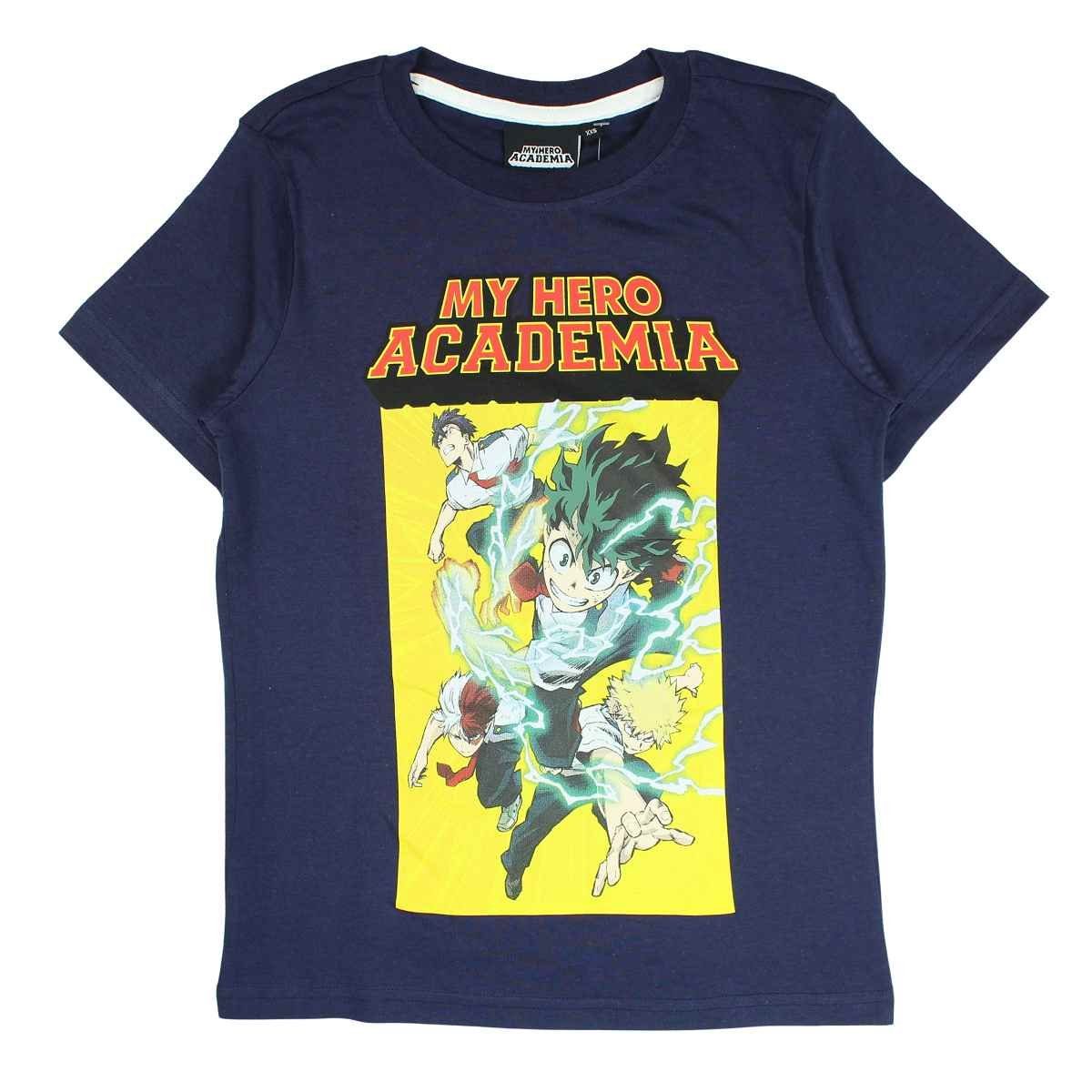 Print-Shirt Anime My Hero Academia Jungen T-Shirt Kurzarm Shirt