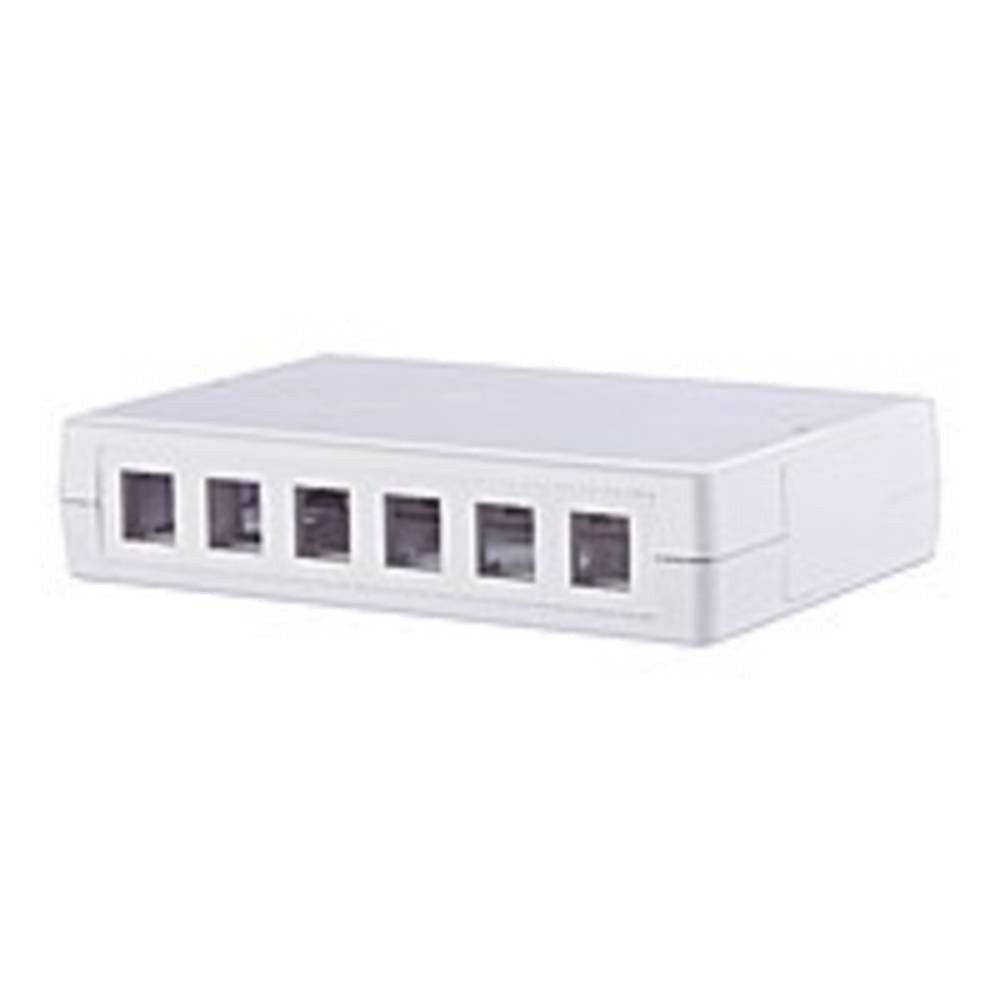 Metz Connect Keystone Anschlussdose AP 6/12 Port unbestück 1309190002KE Netzwerk-Patch-Panel