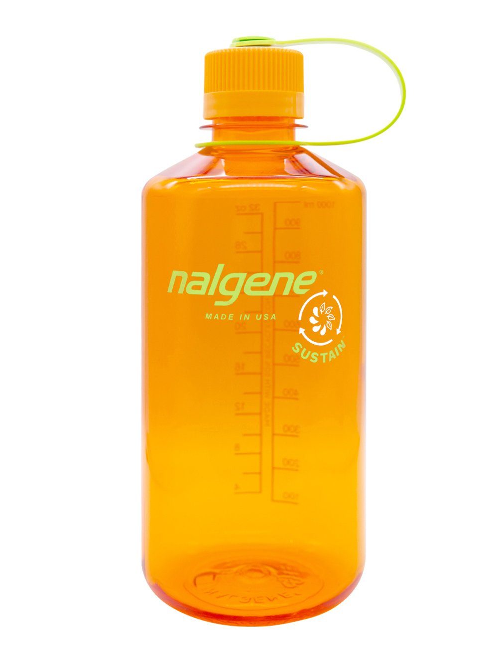 Nalgene Trinkflasche Nalgene Trinkflasche 'EH Sustain' - 1 L, mit Namensgravur clementine