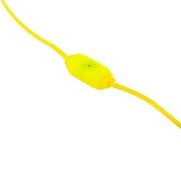 Aerial7 Sumo In-Ear Headset Mikrofon 3,5mm Gelb Headset (Mikrofon, 3,5mm, Kopfhörer mit Mikrofon Ohrpolster in drei Größen)