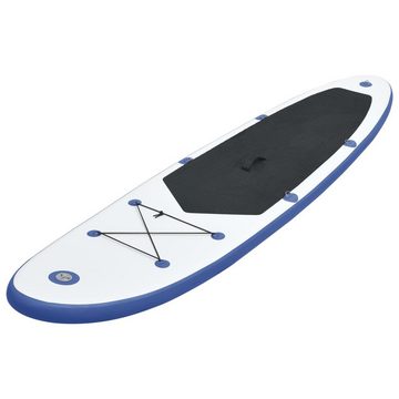 vidaXL Schlauchboot Stand Up Paddle Board SUP Aufblasbar Blau und Weiß