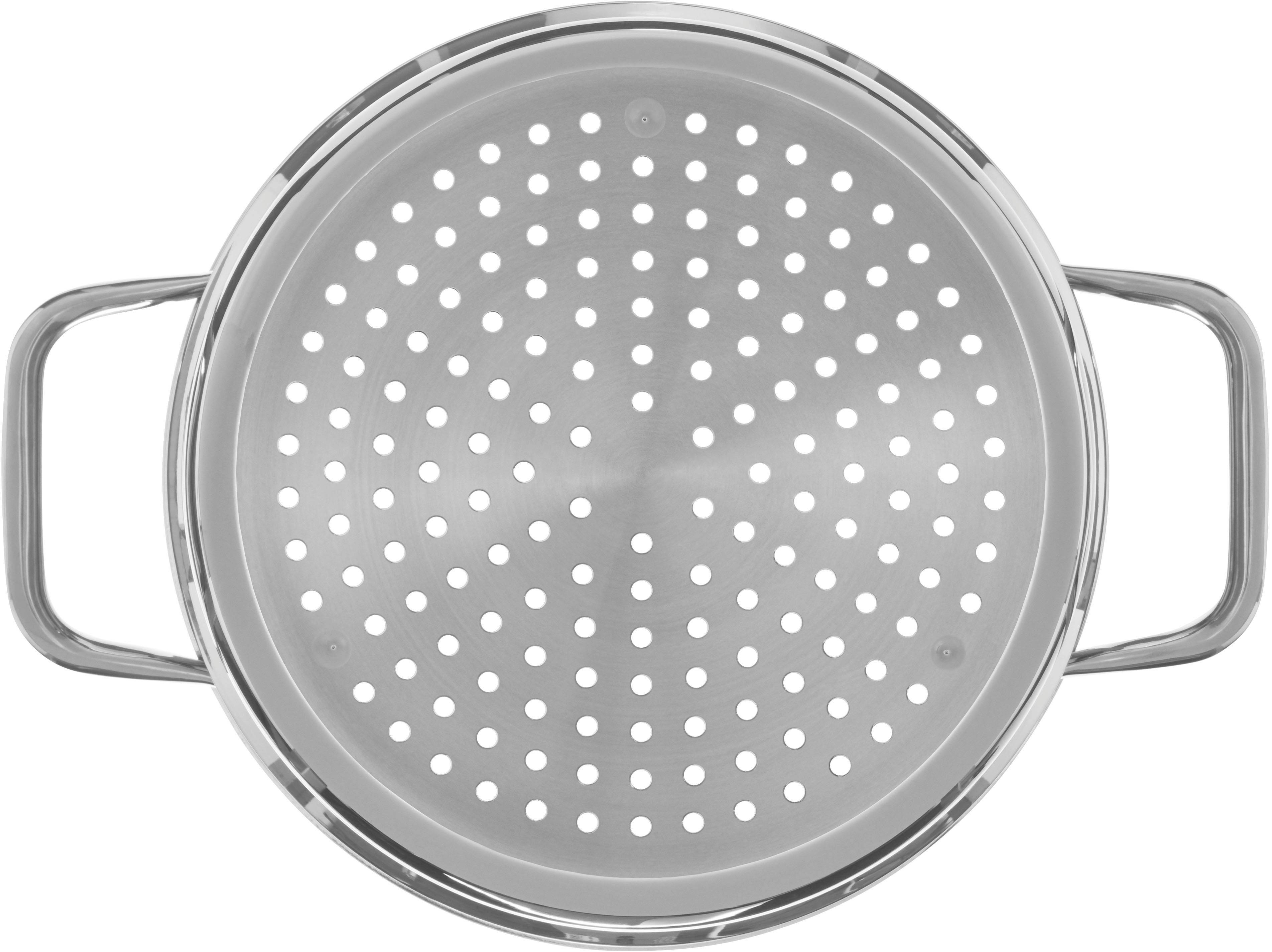 WMF Dampfgareinsatz Compact Cuisine, (1-tlg), stapelbar, wärmereduzierende Hohlgriffe, spülmaschinengeeignet