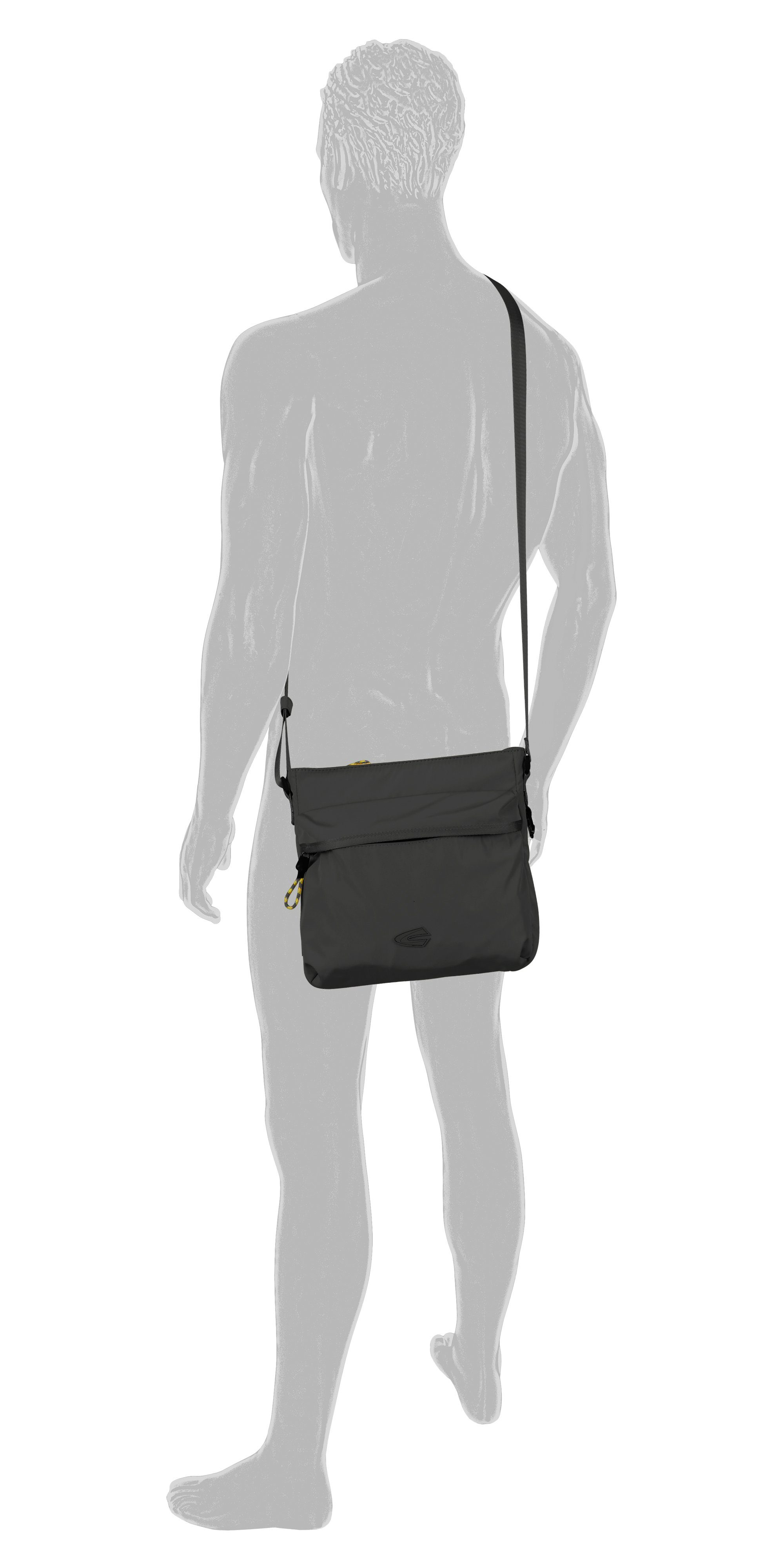 camel active Umhängetasche Terra, aus recyceltem Nylon und voluminös aufges günstig online kaufen