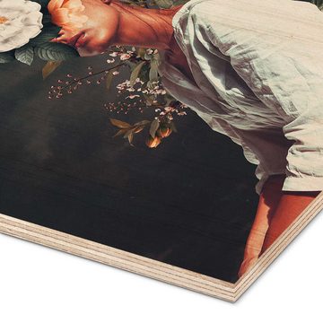 Posterlounge Holzbild Frank Moth, Das letzte Porträt von Penelope, Fotografie