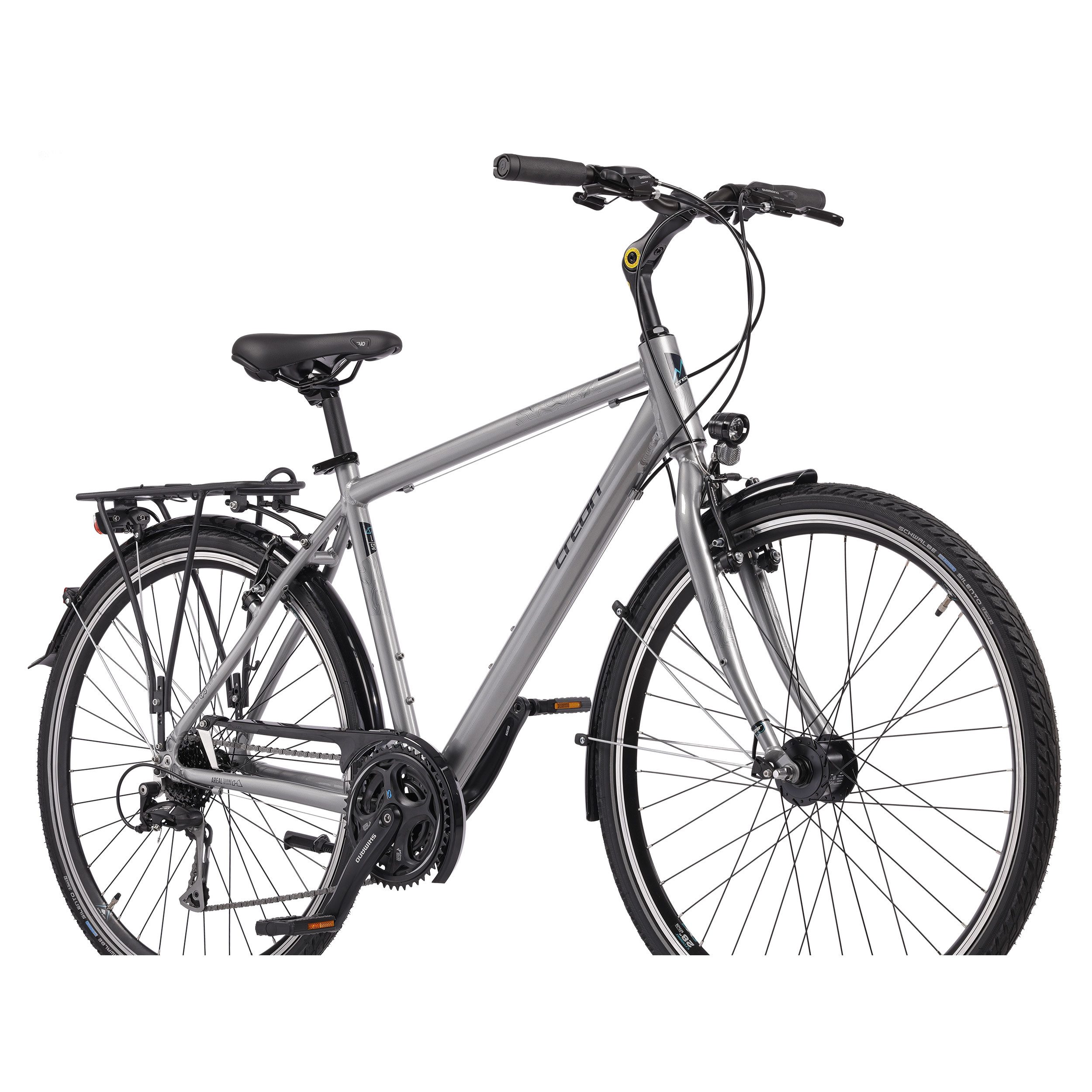 Airtracks Trekkingrad 28 Zoll Herren Trekking Fahrrad Creon AREAL VB, 24 Gang Shimano, Kettenschaltung, (24 x Gang Shimano SHIMANO ALIVIO RD-T4000 SGSL), Rahmenhöhen 48cm, 52cm, 56cm und 60cm - Mod. 2026
