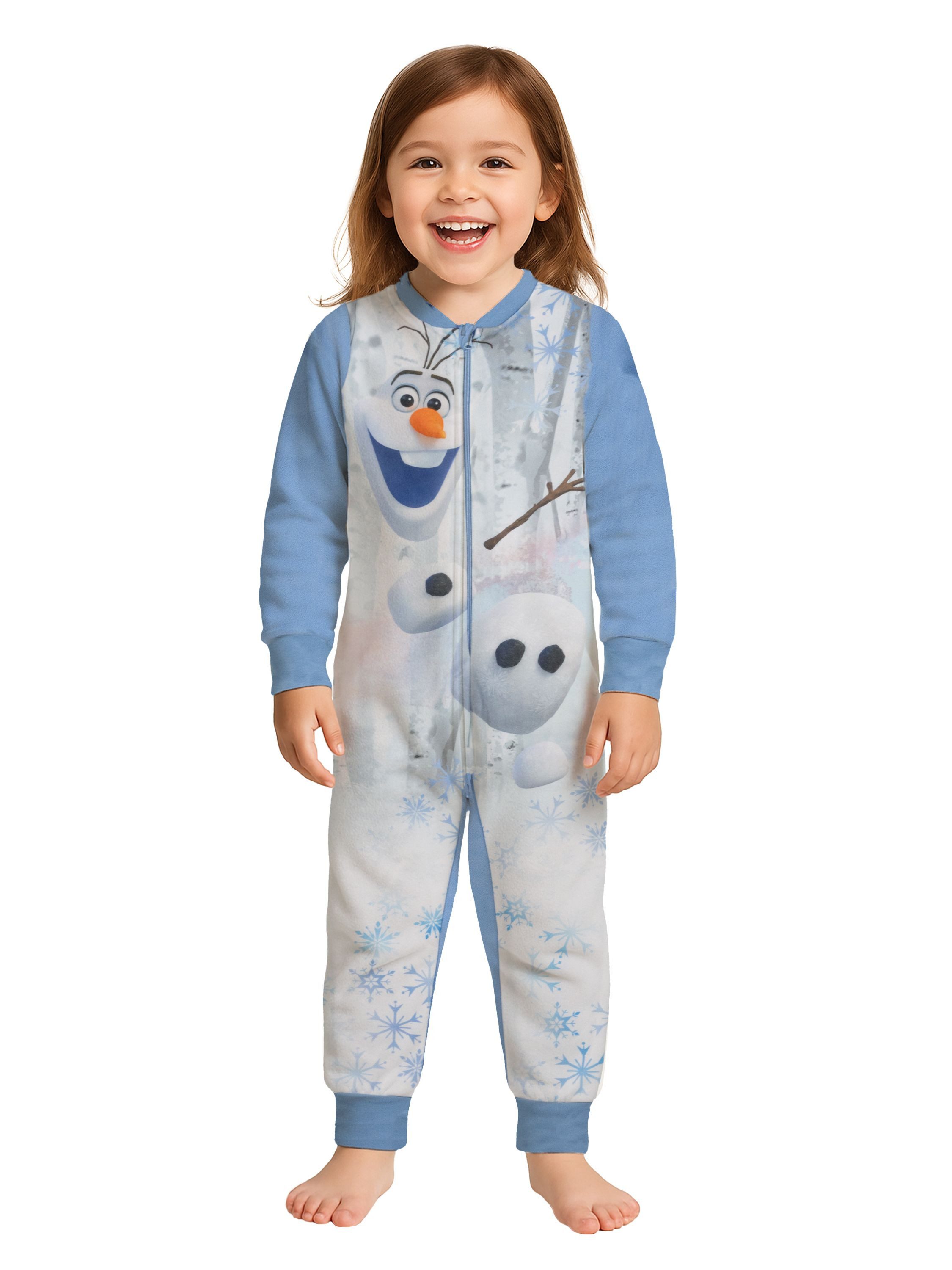 United Labels® Jumpsuit Disney Die Eiskönigin Jumpsuit Olaf Frozen Overall Pyjama Schlafanzug