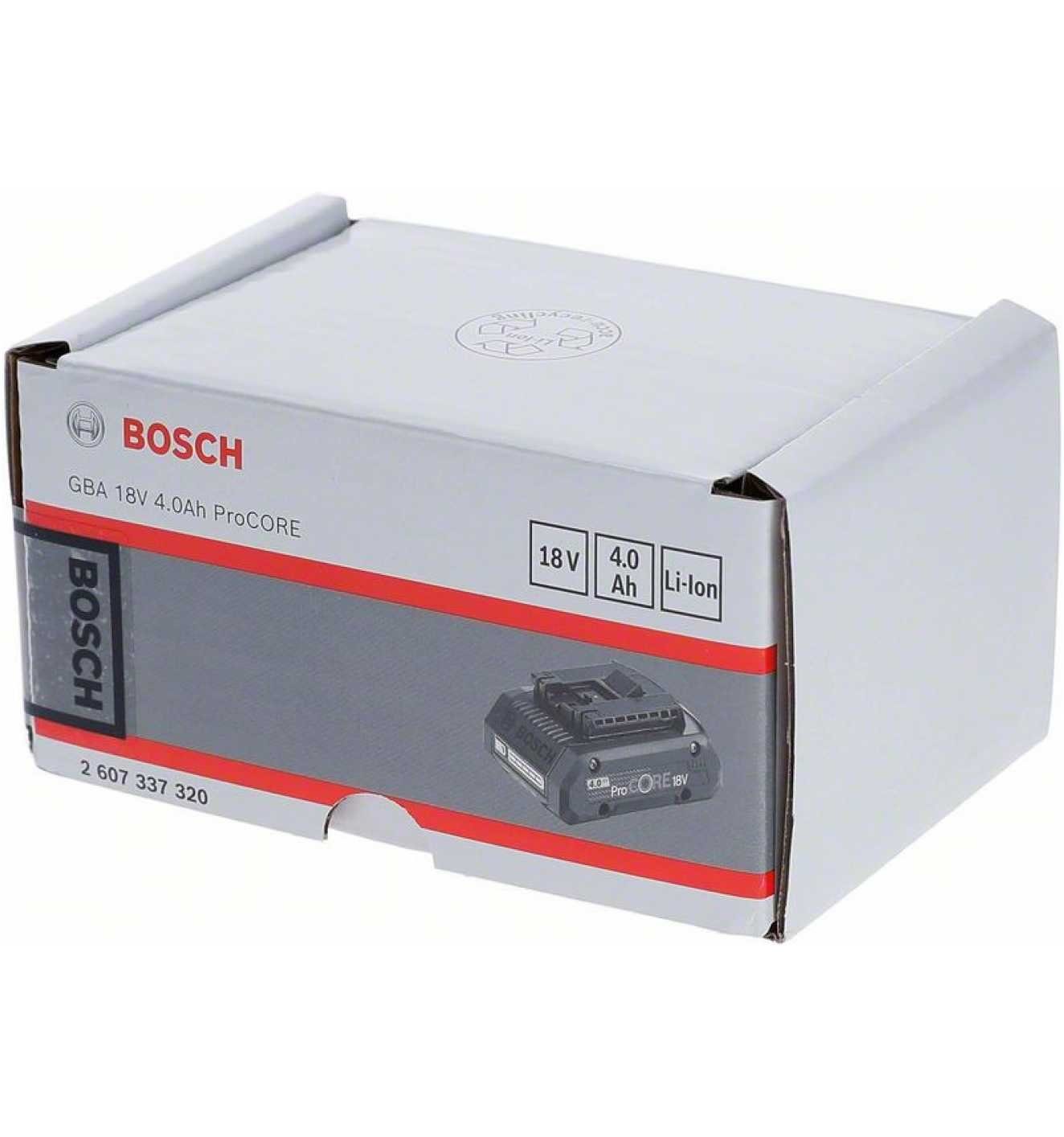 Bosch Professional ProCore Akkupacks Ah 18V mAh ProCORE ProCORE (18 4 Akkukapazität: V), 4000 Akkupack