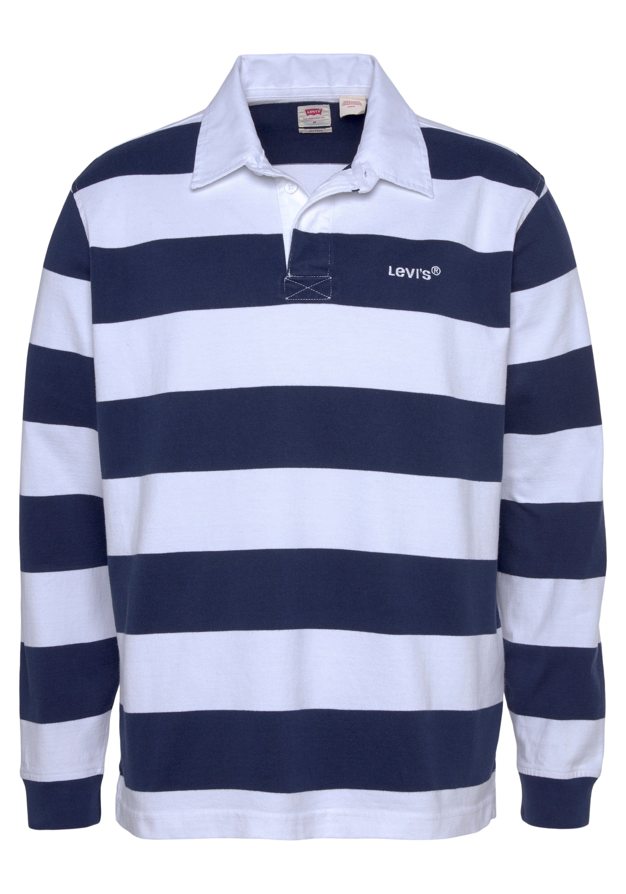 Levi's® Langarm-Poloshirt MUL-COL multi-color UNION RUGBY