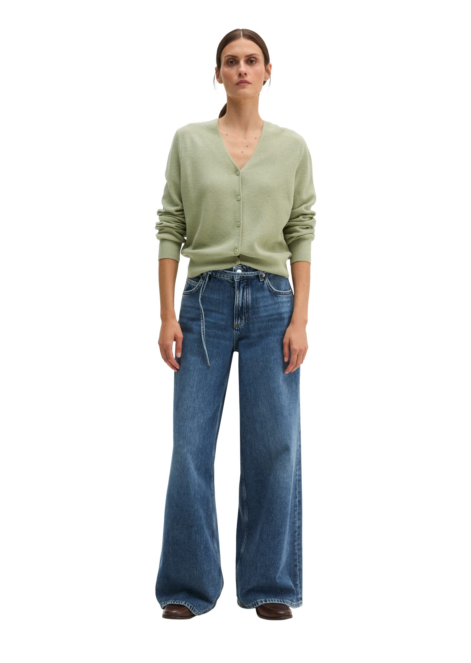 Marc O'Polo Cardigan aus softem Schurwolle-Mix – Bild 5 von 5
