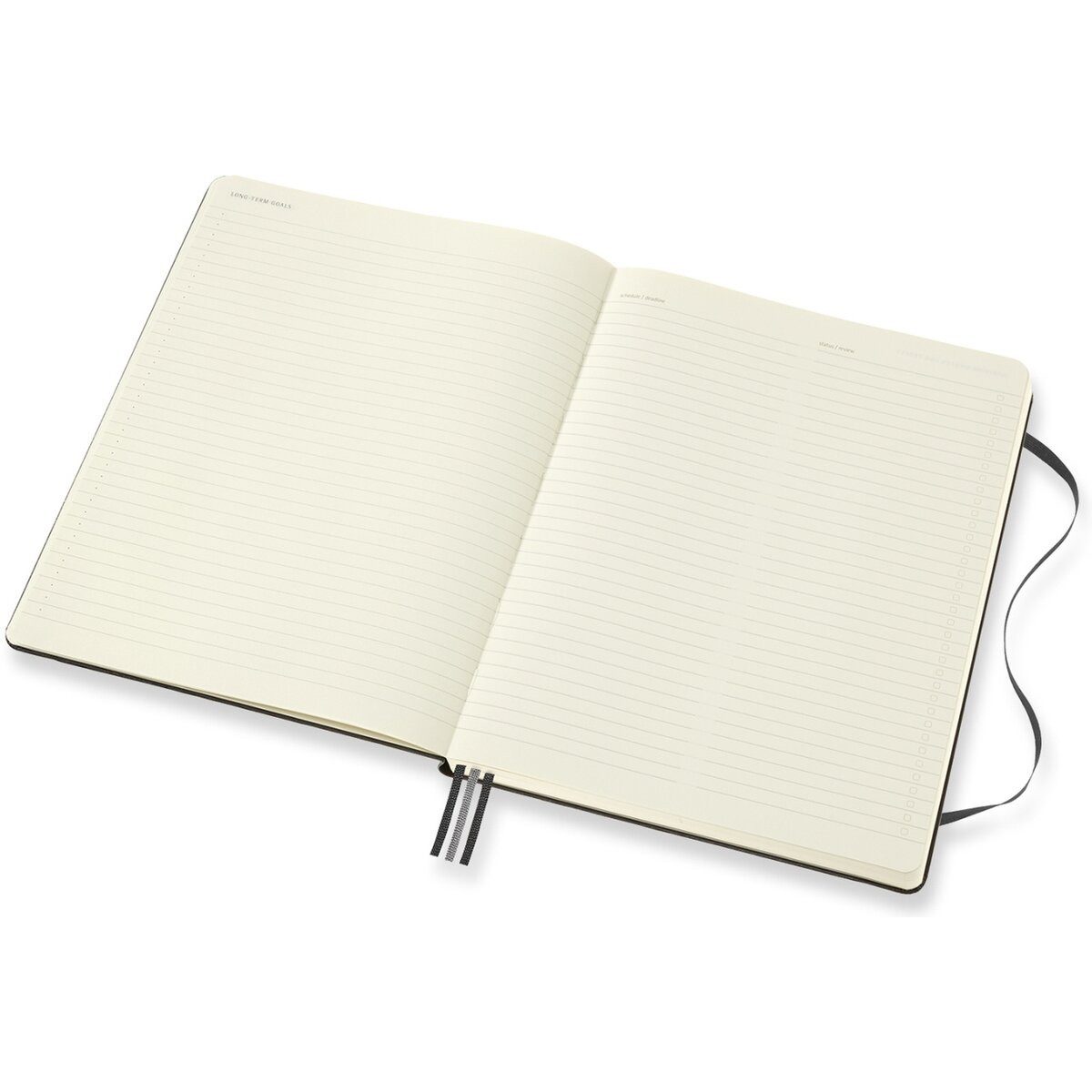 MOLESKINE Buchkalender Pro Projekt-Planer XL 19x25cm Hardcover schwarz