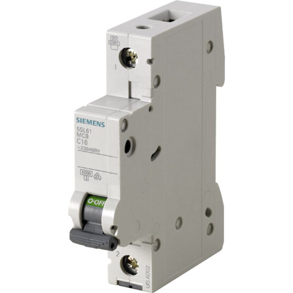 Schalter Siemens 5SL61136 Leitungsschutzschalter 1polig 13 A 230 V, 400 V