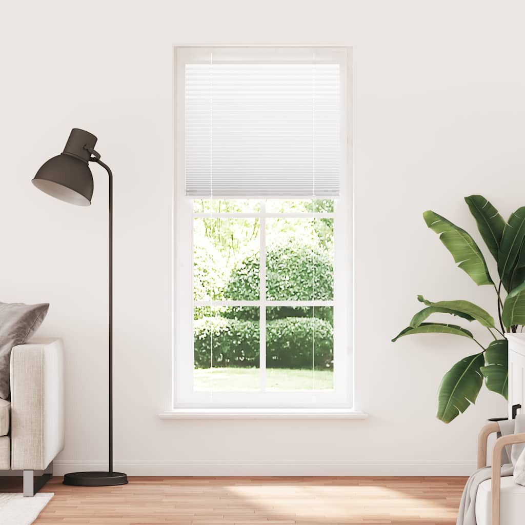 Rollo Plissee Weiß 100x200 cm Stoffbreite 99,4 cm Polyester, vidaXL