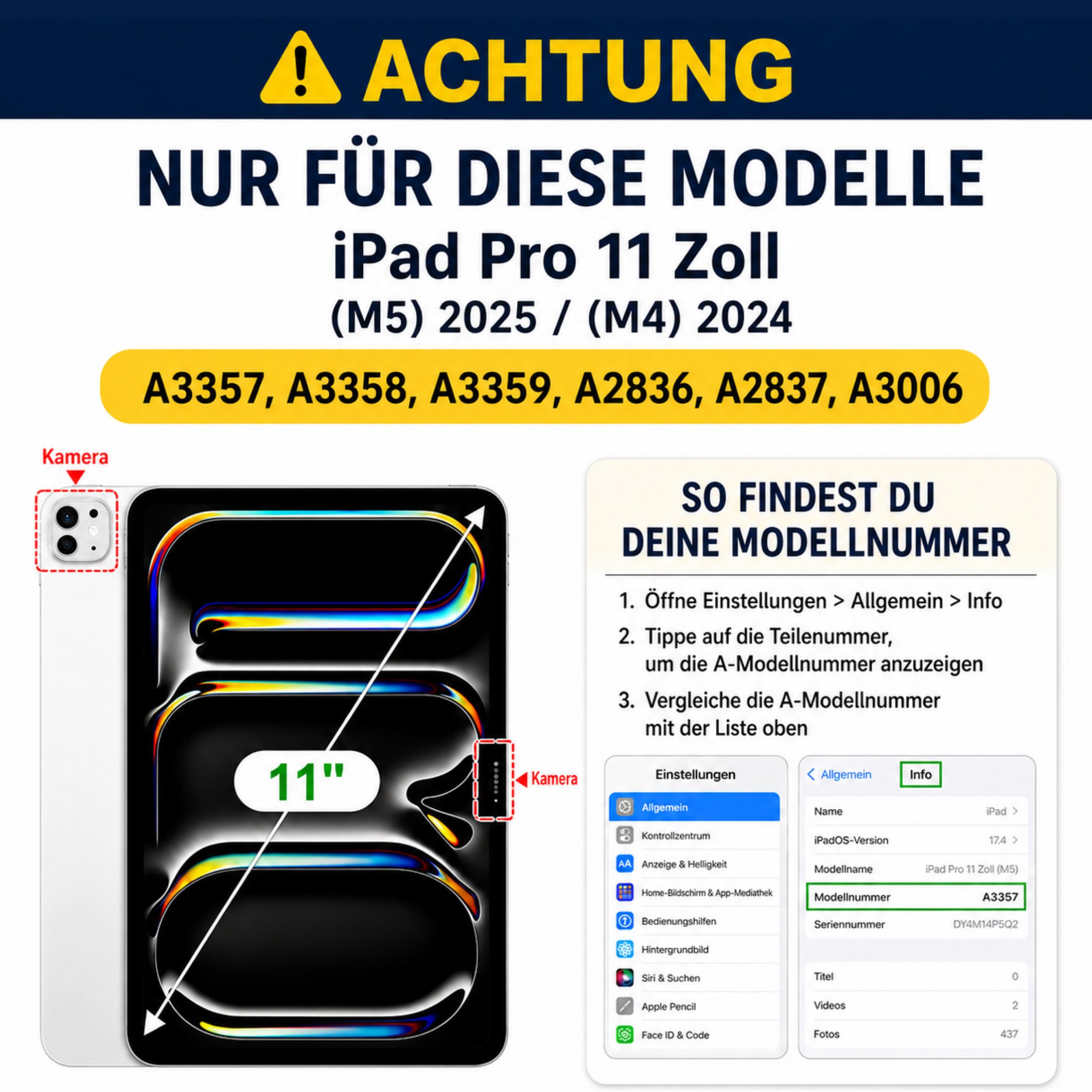 PlugUp Tablet-Hülle iPad Pro 11 Zoll (M5/M4) 2025/2024 mit Stifthalter 11 Zoll, iPad Pro Hülle mit Stifthalter, dünn & transparente Rückseite – Bild 2 von 5