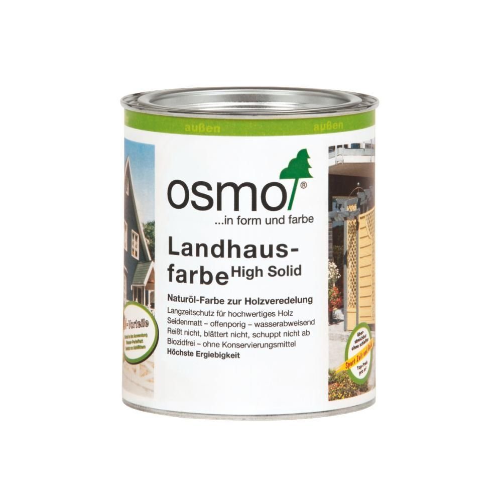 Osmo Holzschutzlasur Osmo Landhausfarbe 750 ml tannengrün