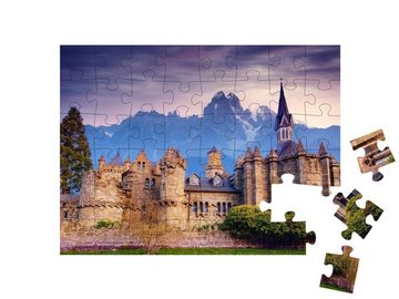 puzzleYOU Puzzle Alte Schlossruine, 48 Puzzleteile, puzzleYOU-Kollektionen Burgen, Deutschland
