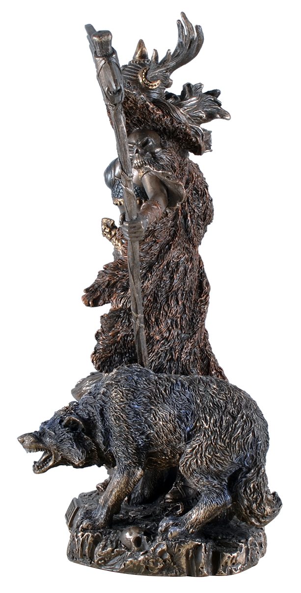 Vogler direct Veronese, Hel, by bronziert mit der Unterwelt Sichel Hand germanische Göttin Gmbh Dekofigur von