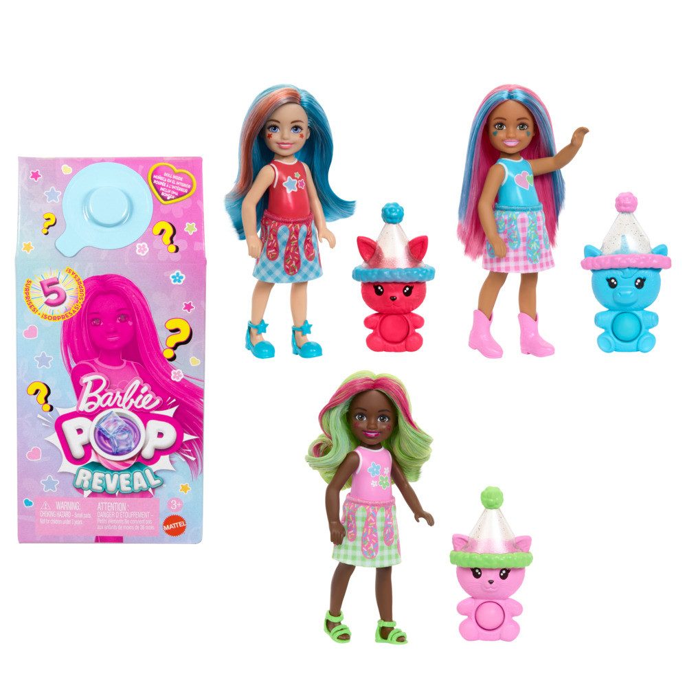 Anziehpuppe BARBIE Pop! Reveal Chelsea Shakes