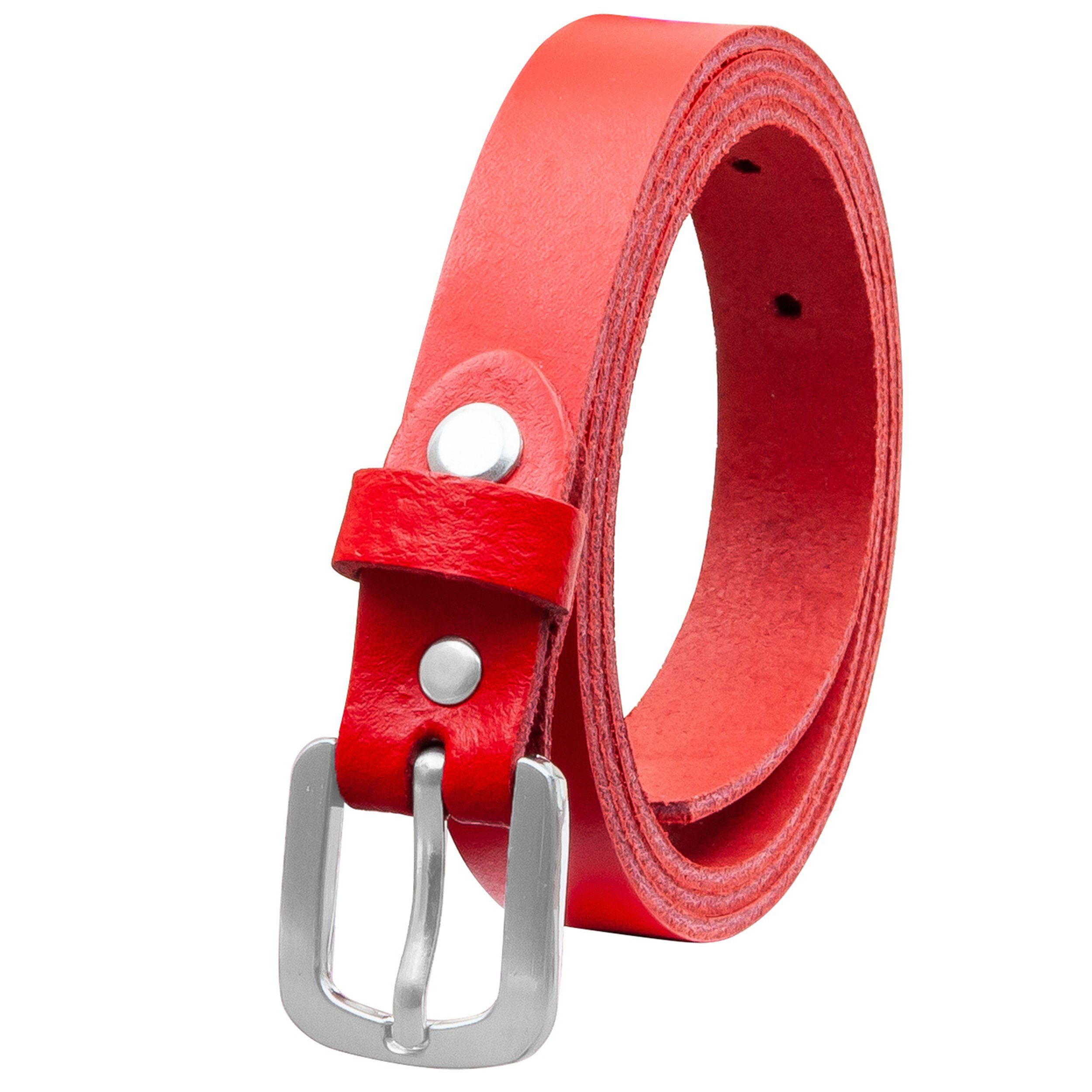 Ledergürtel OM15-SL-Rot