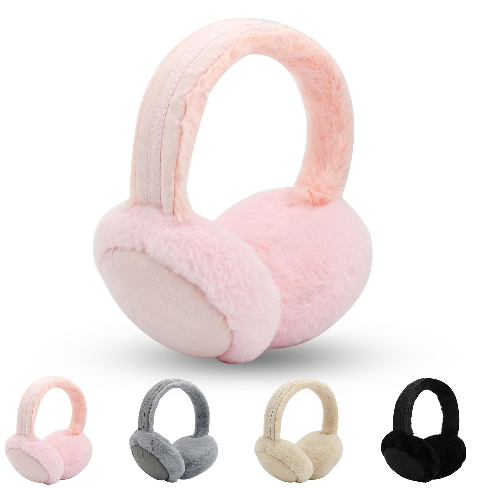 Coonoor Ohrenwärmer Winter Ohrenschützer Faltbare Waschbar Plüsch Ohrenschü günstig online kaufen