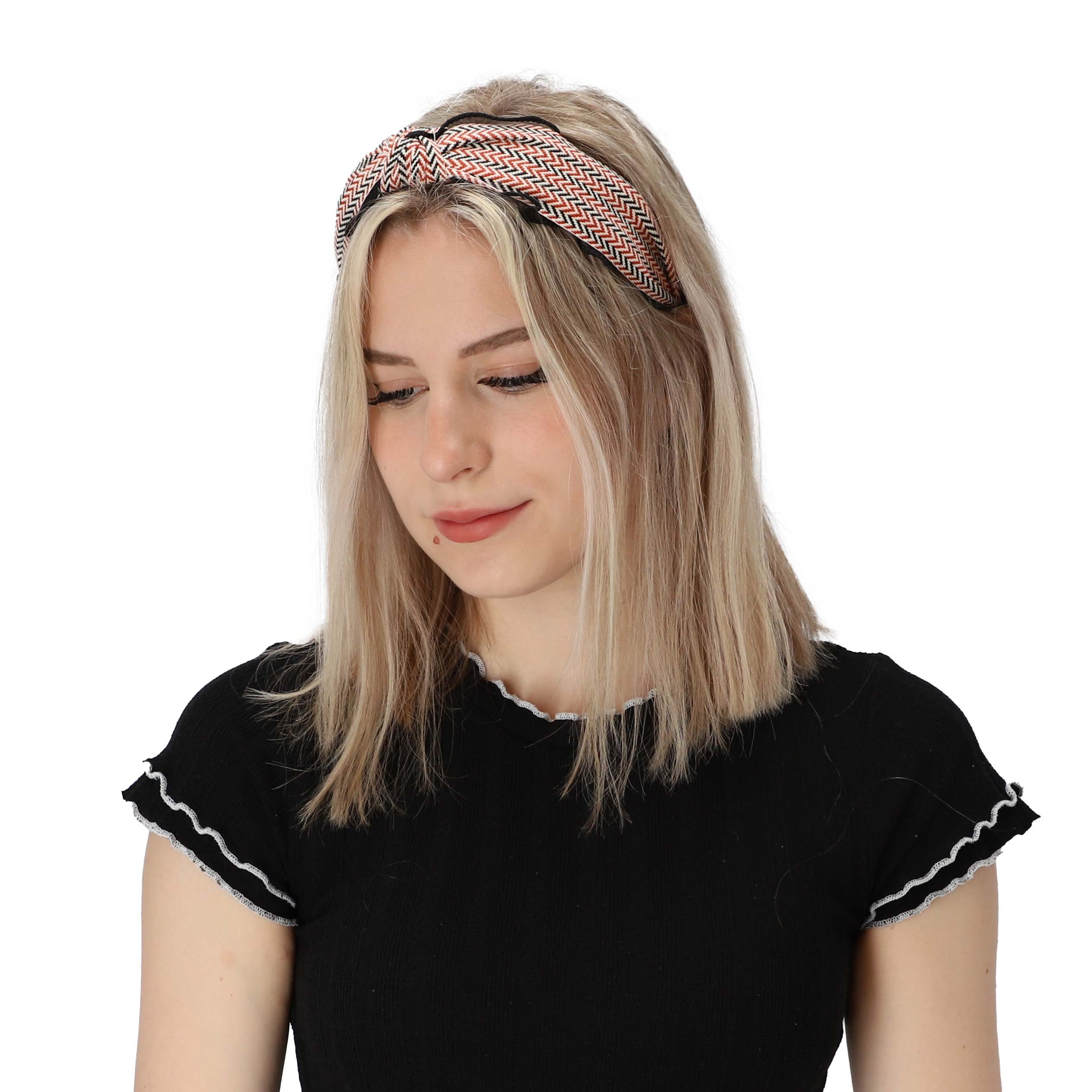 halsüberkopf Accessoires Haarband Haarband Fischgräten-Muster, 1-tlg.,  modisches Haarband