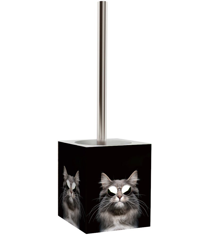 Sanilo WC-Reinigungsbürste Cool Cat, modern & stylish, WC-Bürste mit auswechselbarem Bürstenkopf