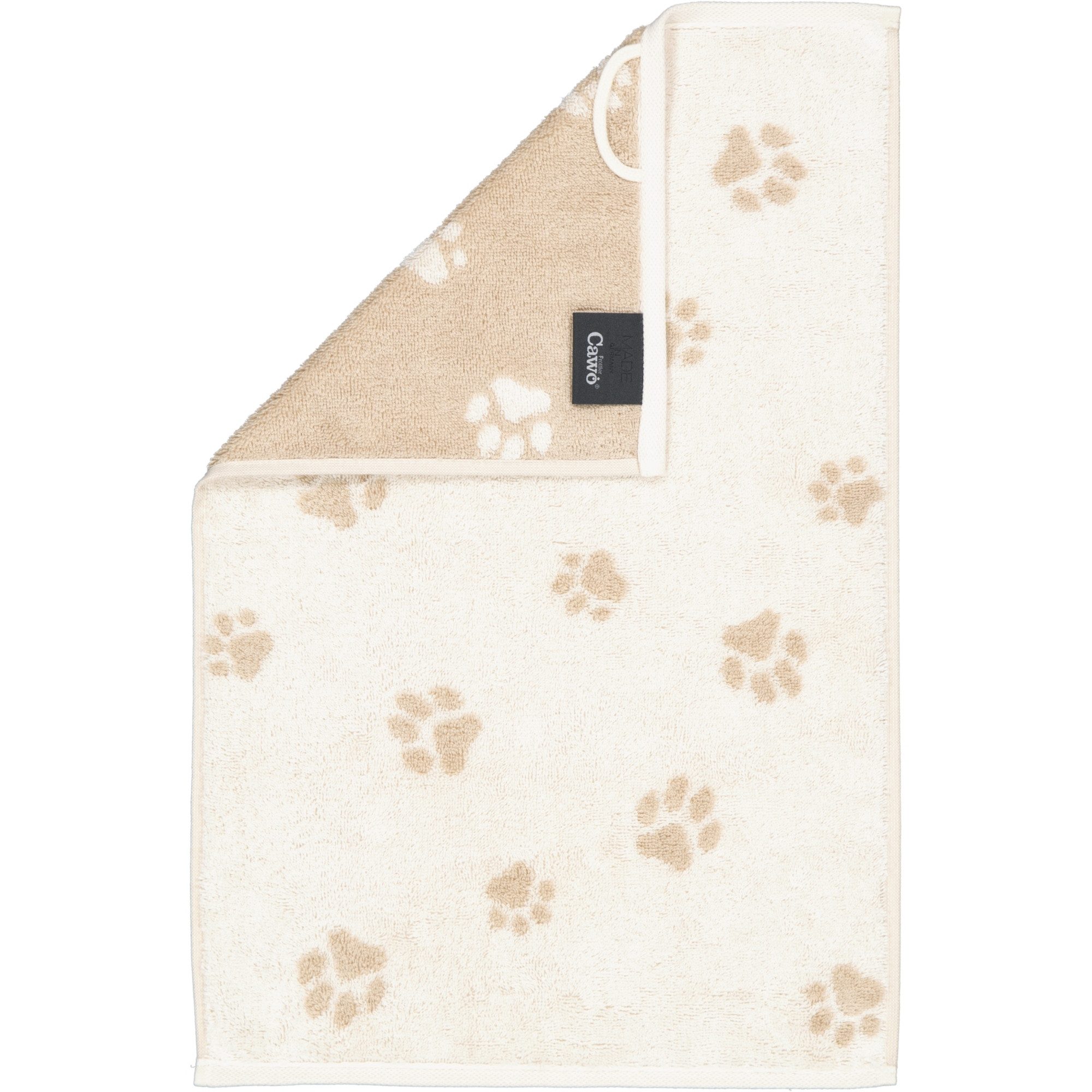 Cawö Handtücher WE LOVE DOGS Paws 6247, 100% Baumwolle (1-St)