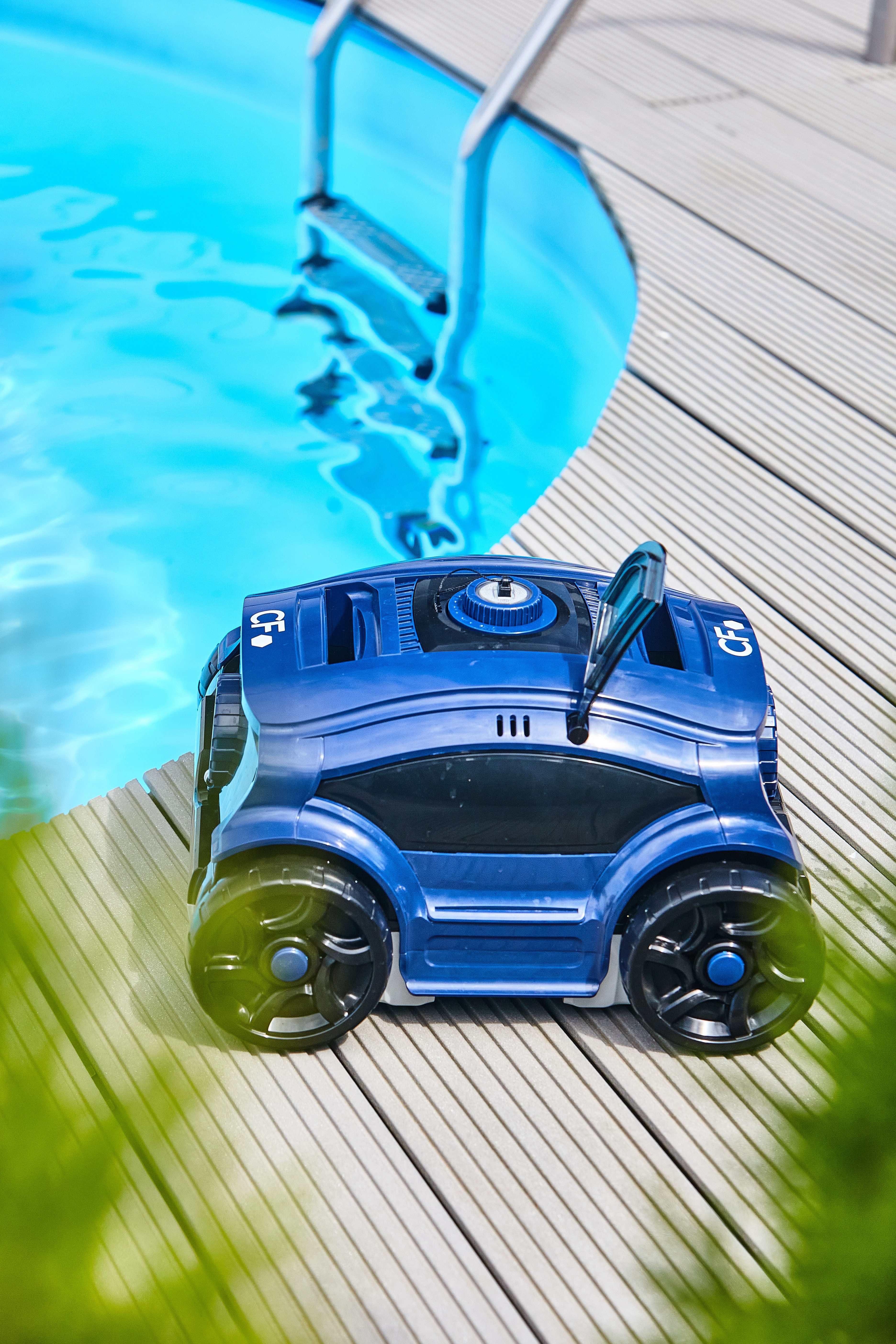 SUMMER FUN Poolbodensauger CF100CL automatischer Bodenreiniger, (Packung, 1-St)