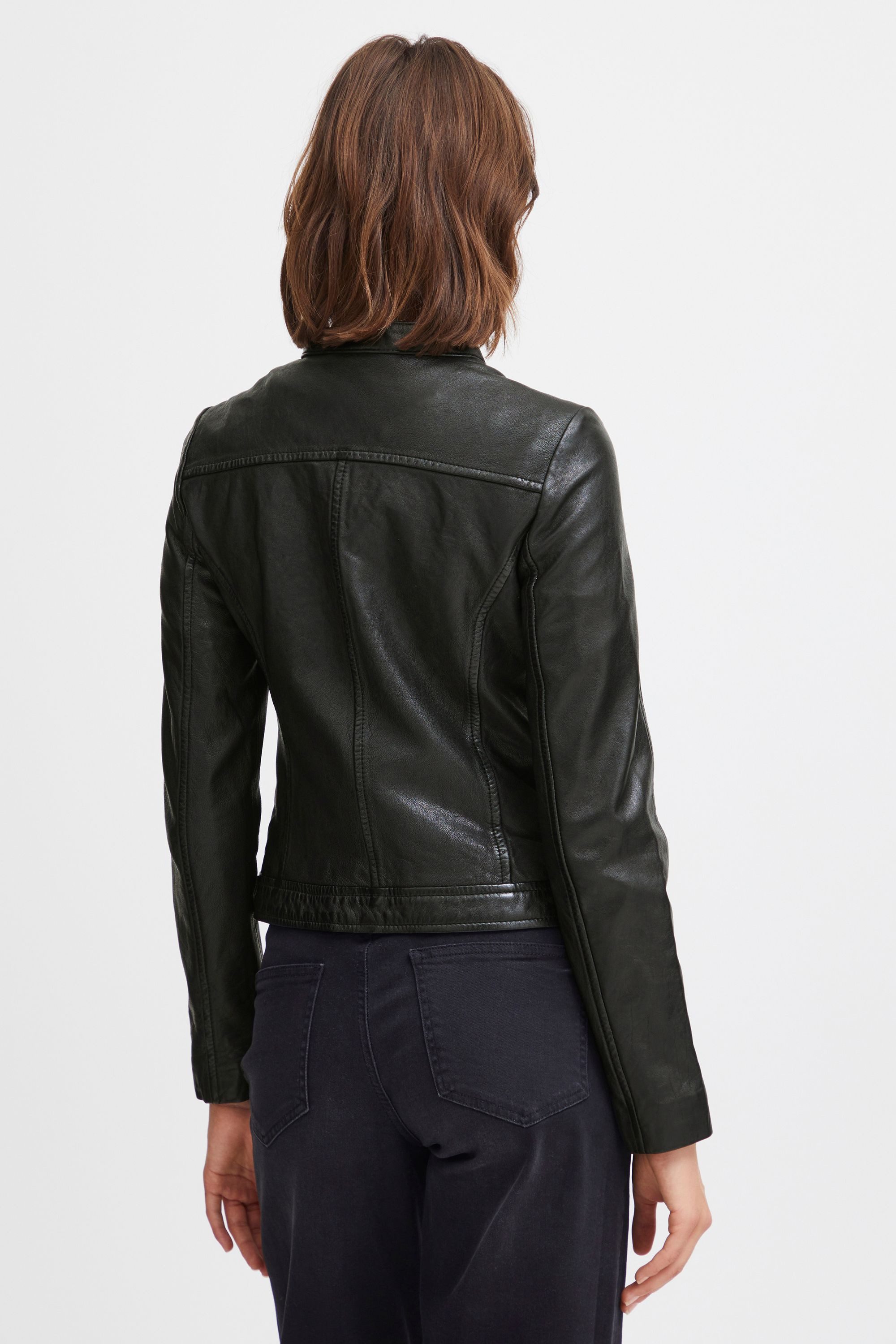 OXMO Lederjacke OXDenise Modische Echtlederjacke