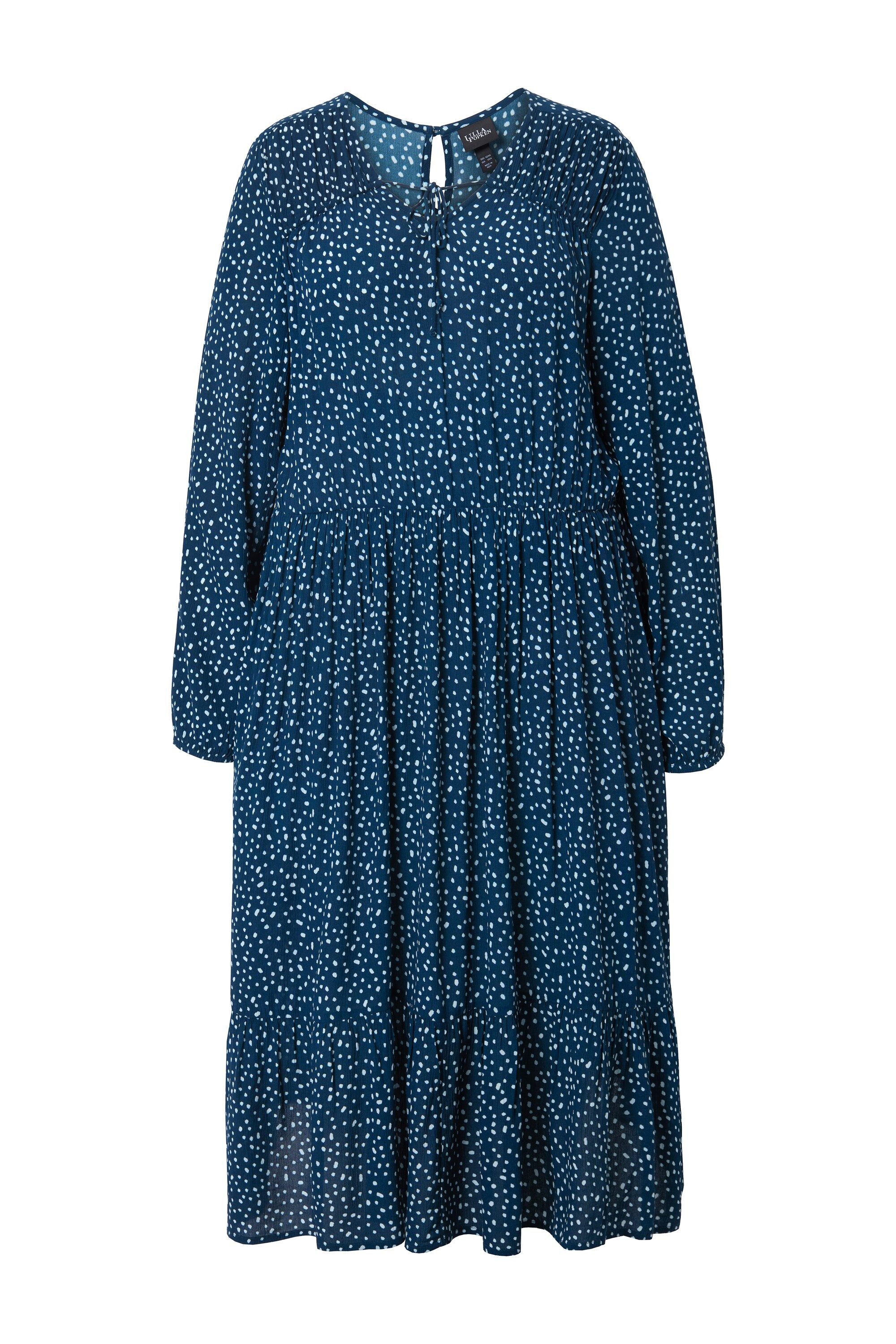Ulla Popken Midikleid Midikleid Pünktchen A-Linie günstig online kaufen