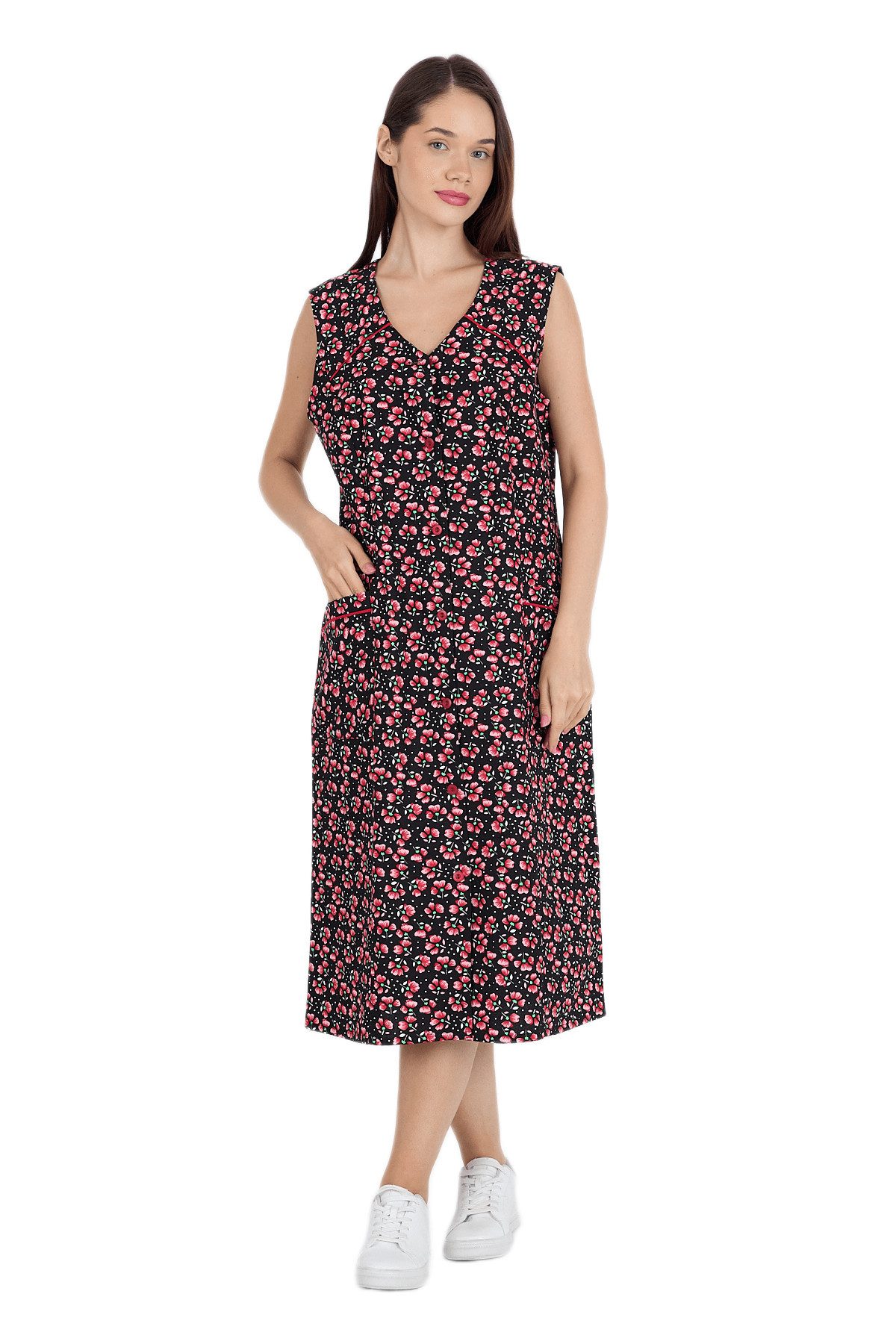 Phistan Tunikakleid Damenkleid aus Webstoff – günstig online kaufen