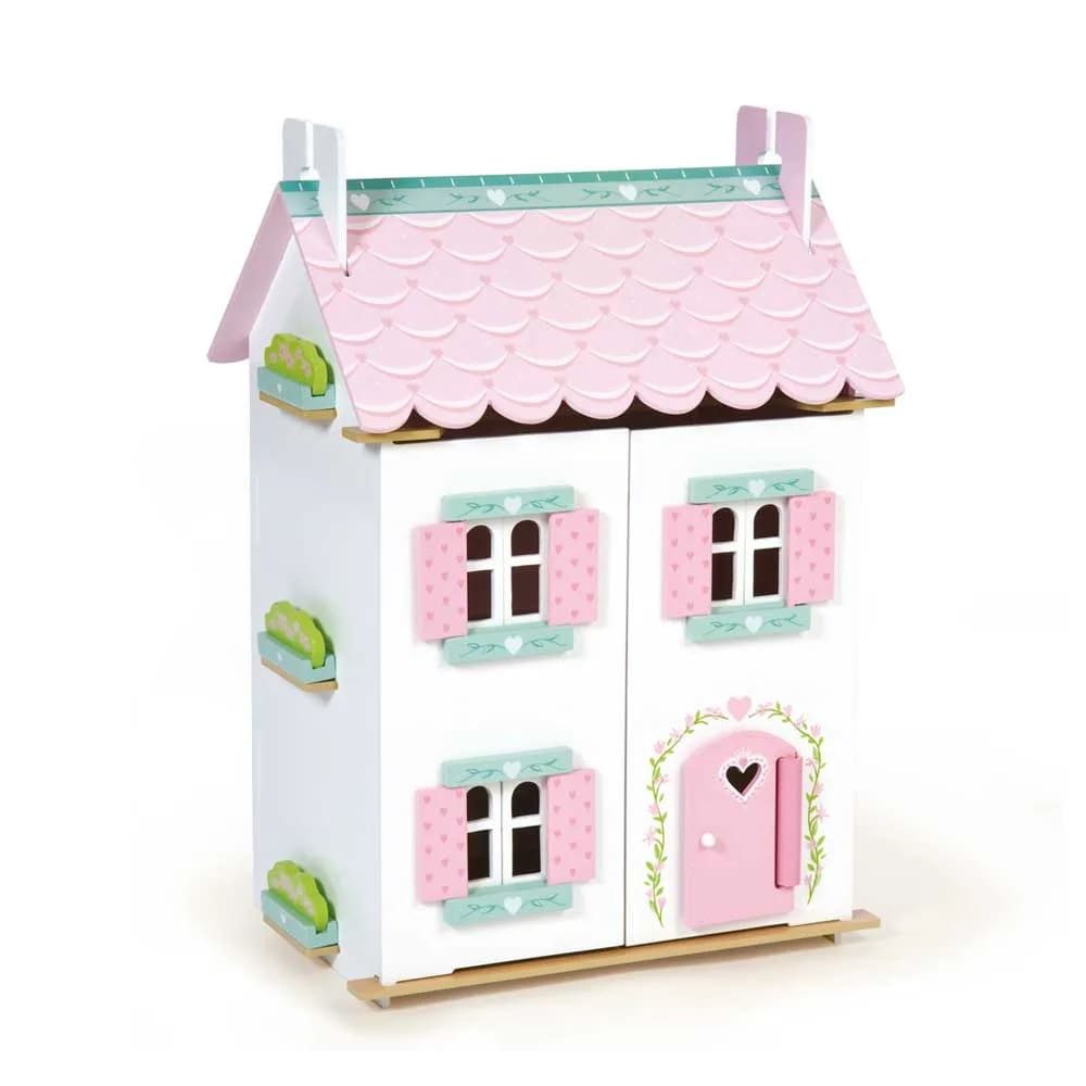 Le Toy Van Puppenhaus Le Toy Van Puppenhaus Sweetheart Häuschen Holz bunt möbliert